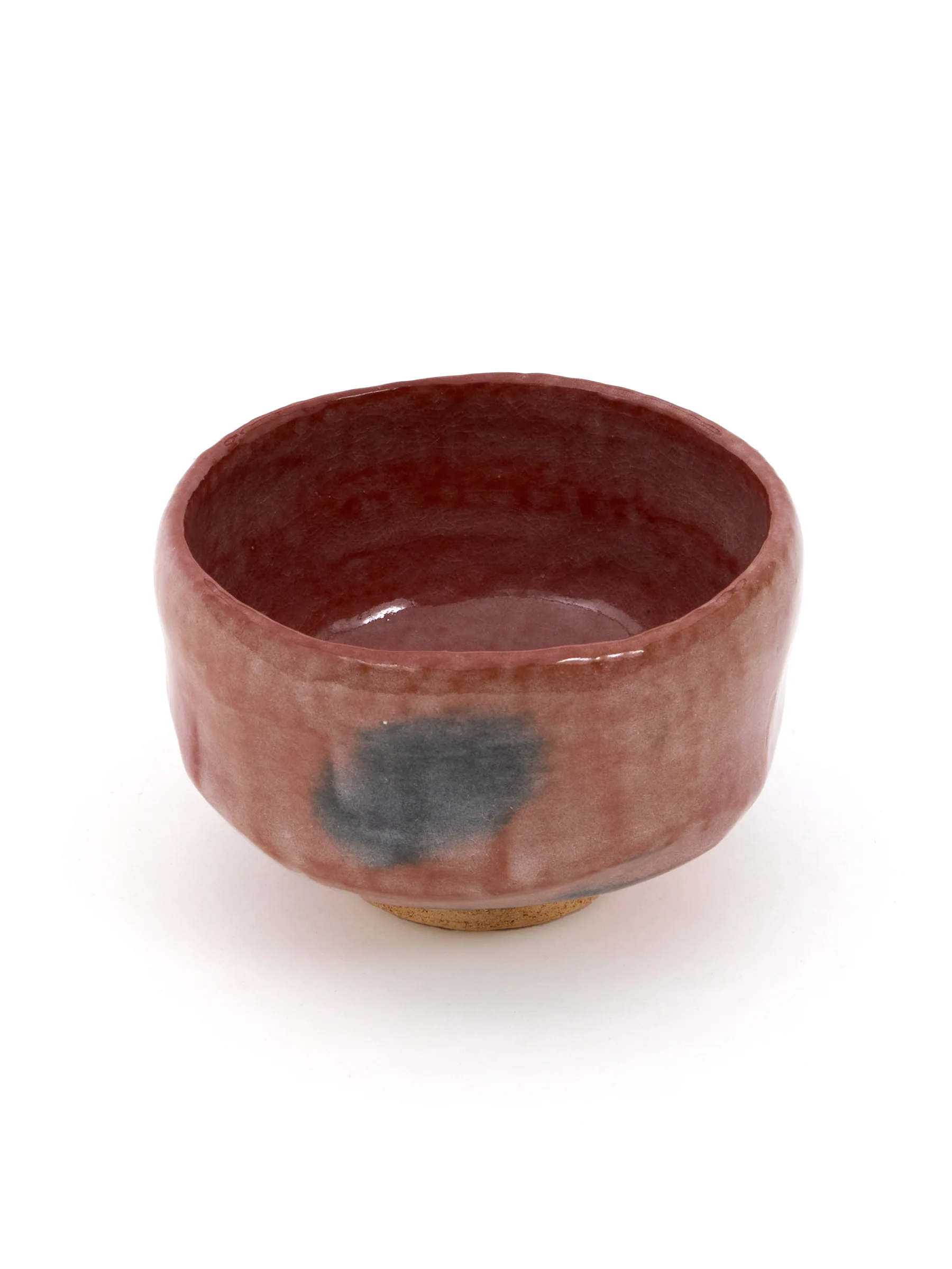 Red Raku Pottery Chawan Matcha Bowl by Shuraku - Image 4