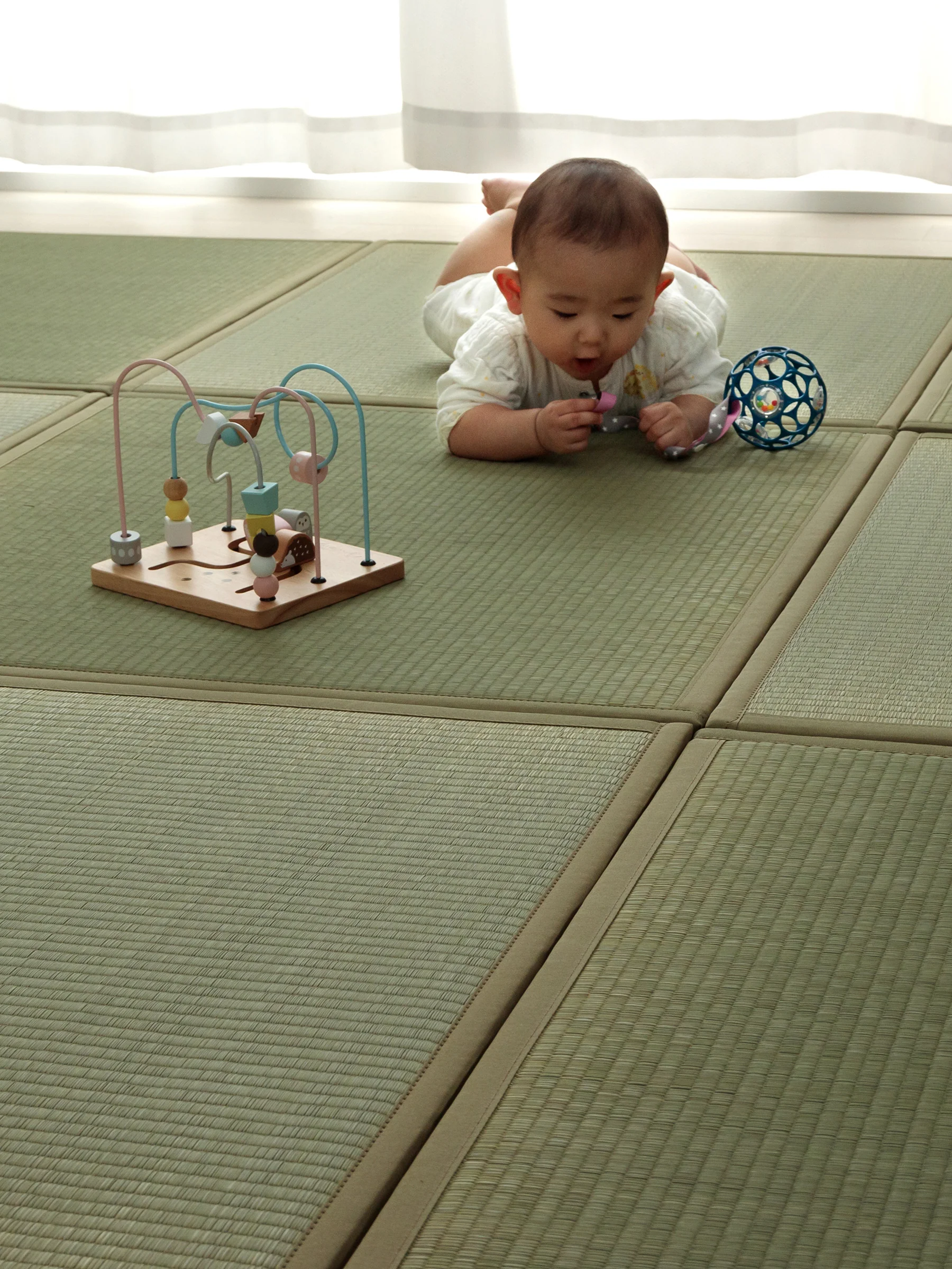 Rush Grass Modular Japanese Tatami Mat Set (2pcs) - Image 3