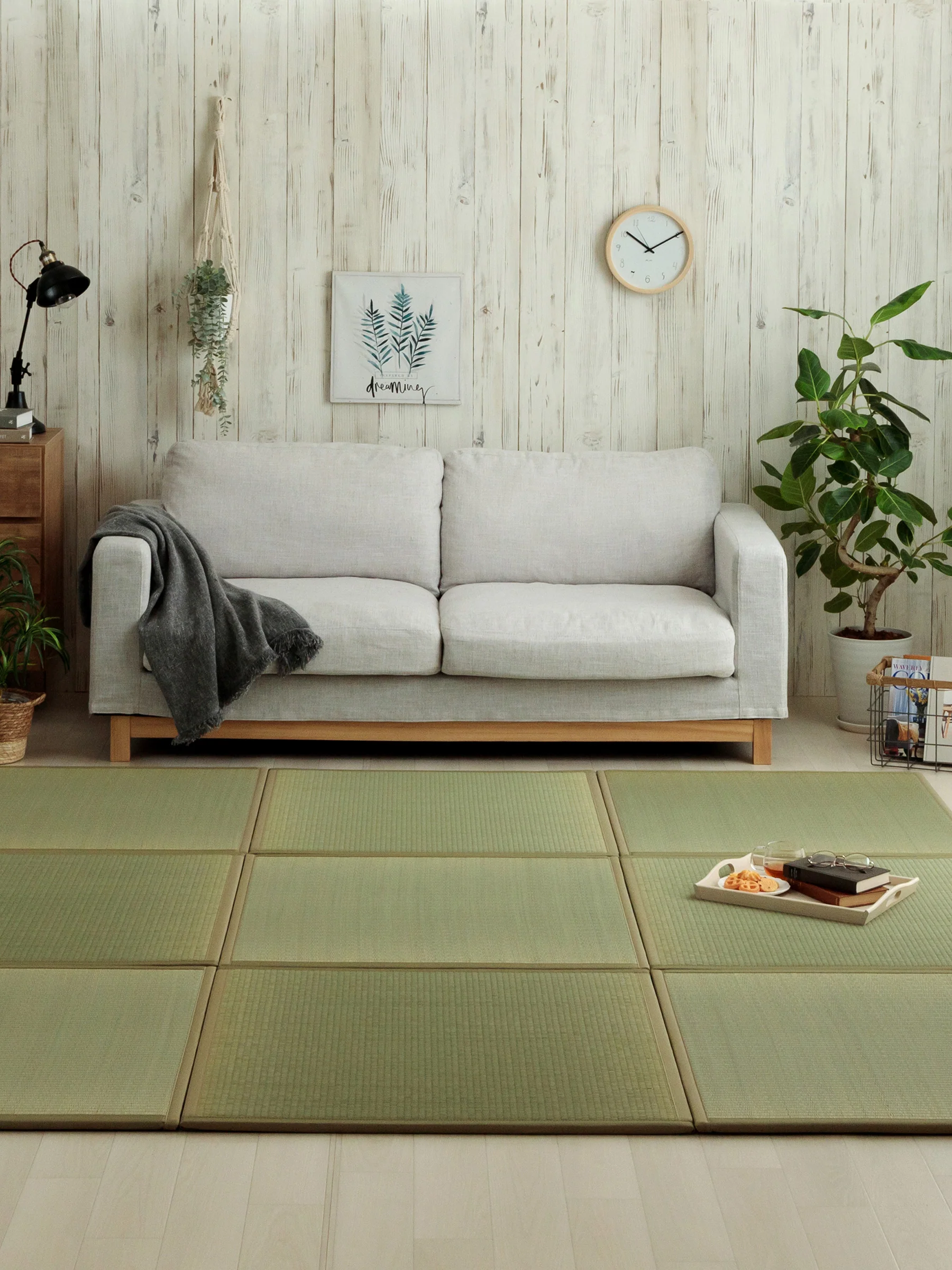 Rush Grass Modular Japanese Tatami Mat Set (2pcs) - Image 6