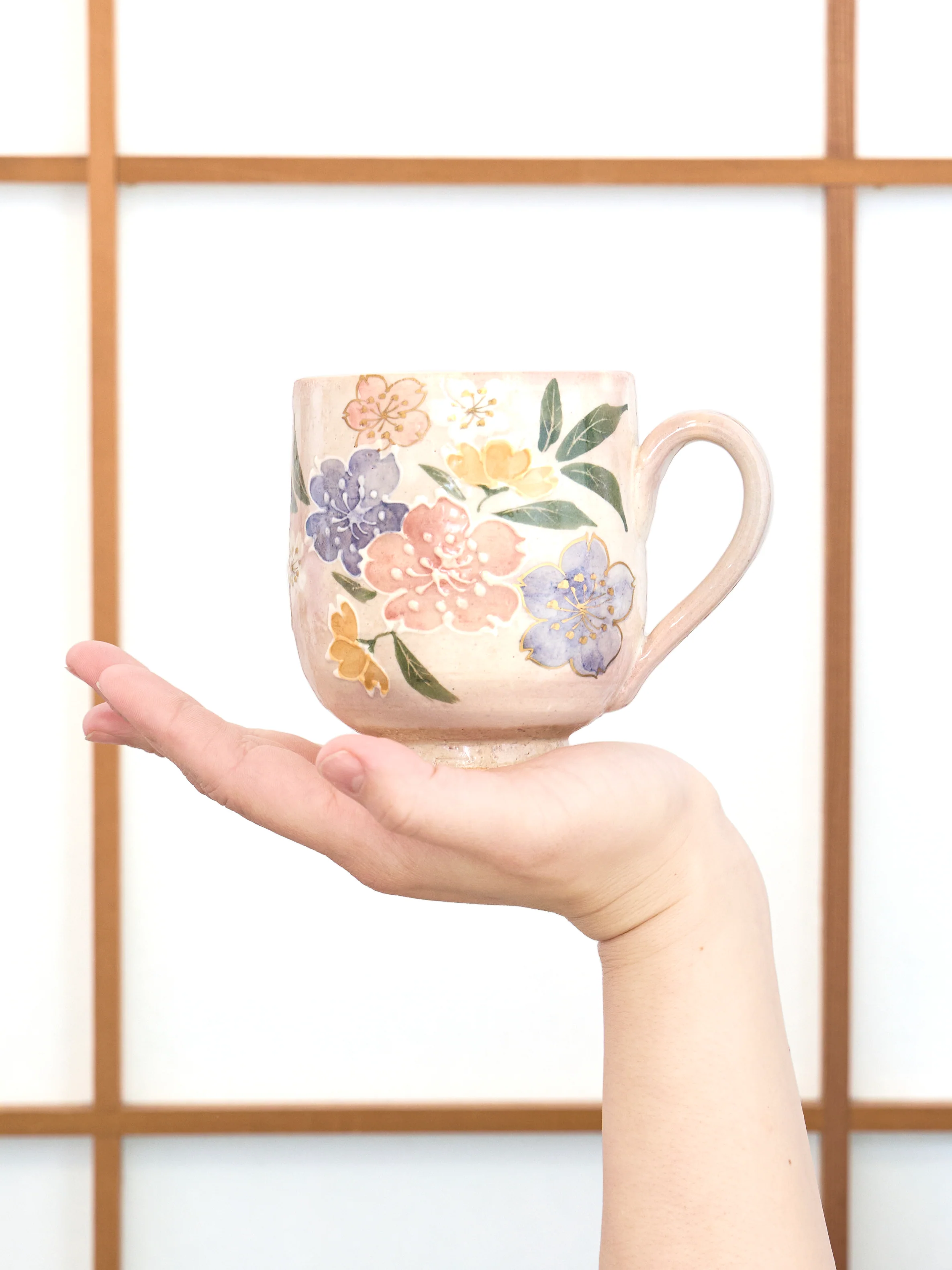 Sakura Kyoto Ware Coffee Mug by Kitaya - Image 7