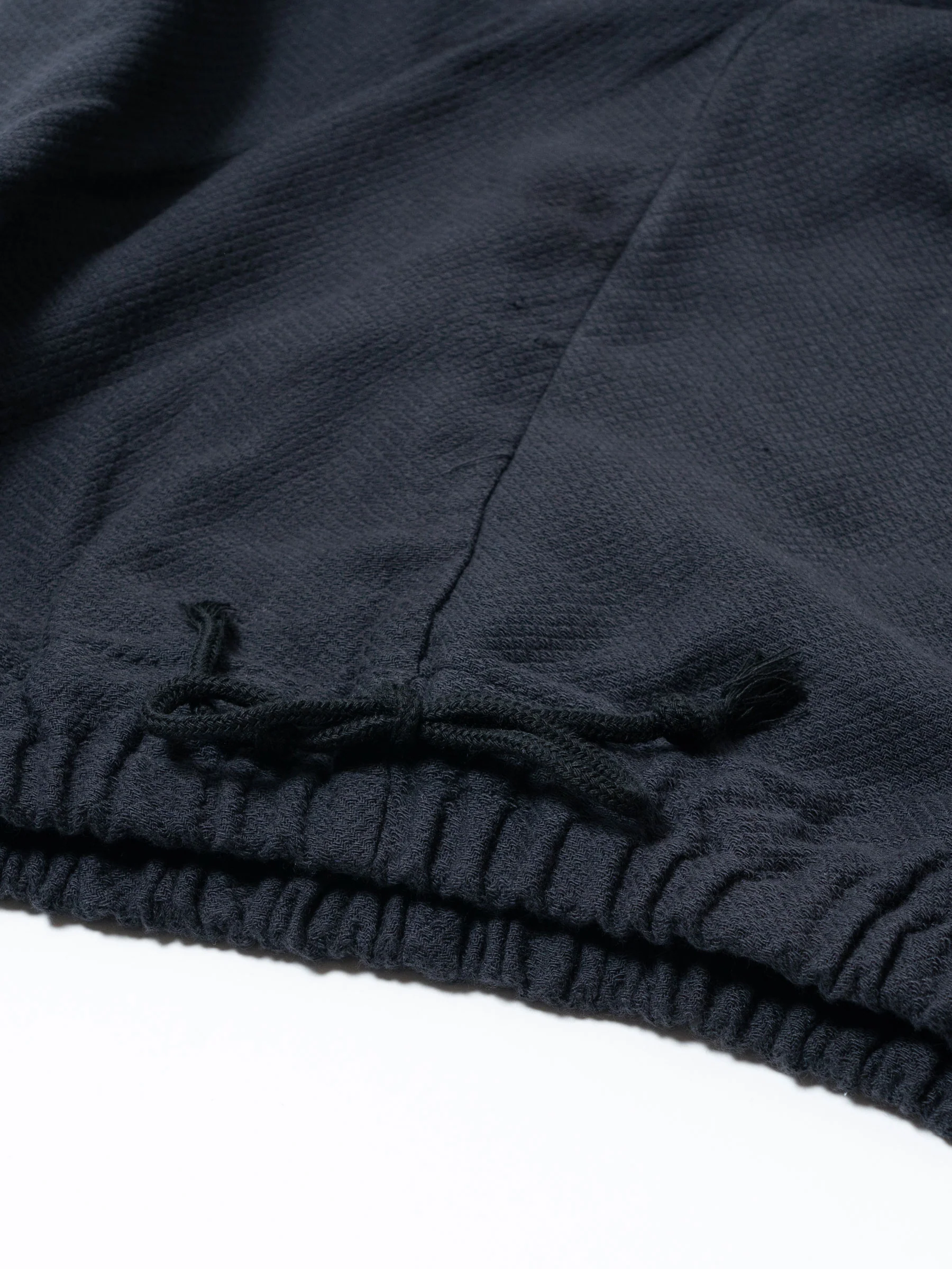 Unisex Samue Cotton Gauze Pajama Set in Black - Image 11