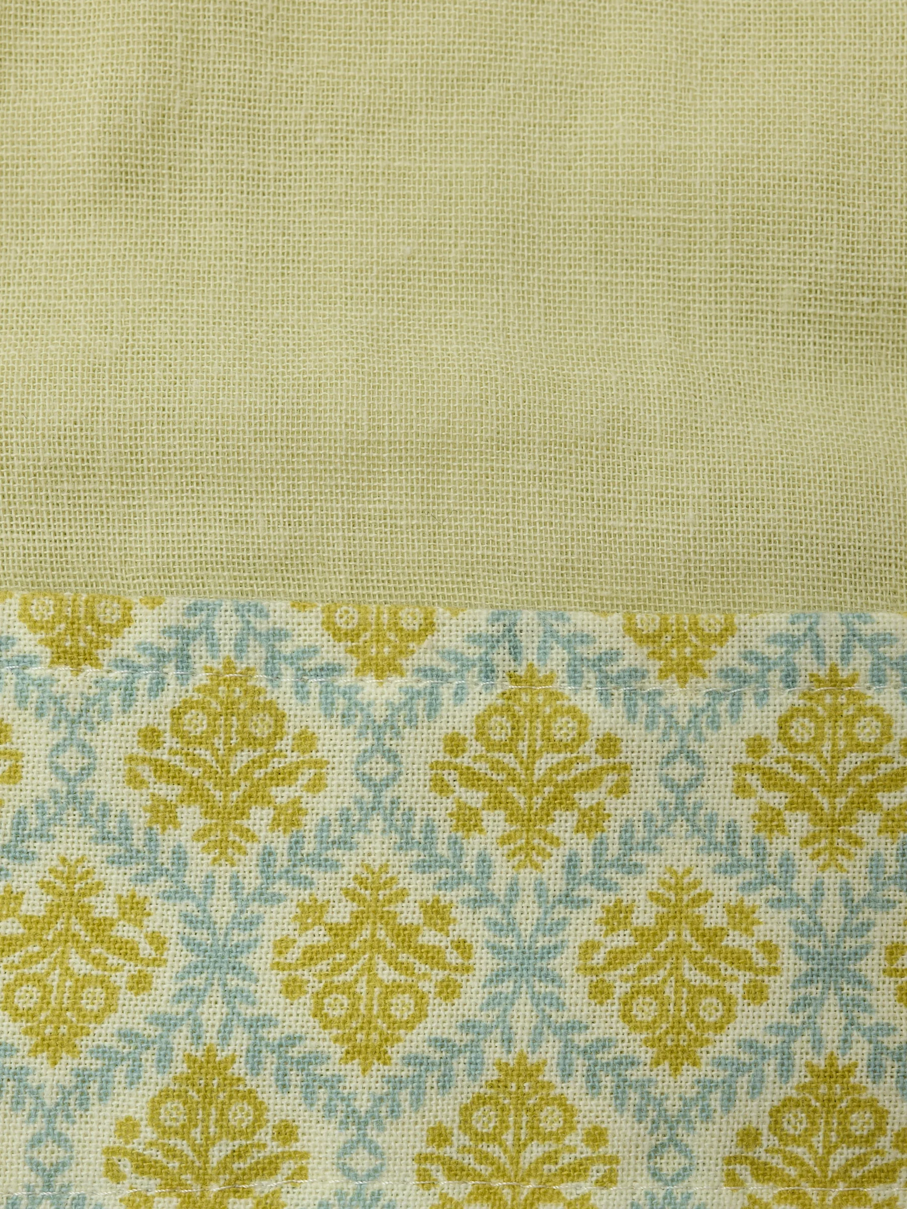 Modern-Cut Cotton Gauze Samue Pajama Set in Honeydew - Image 8