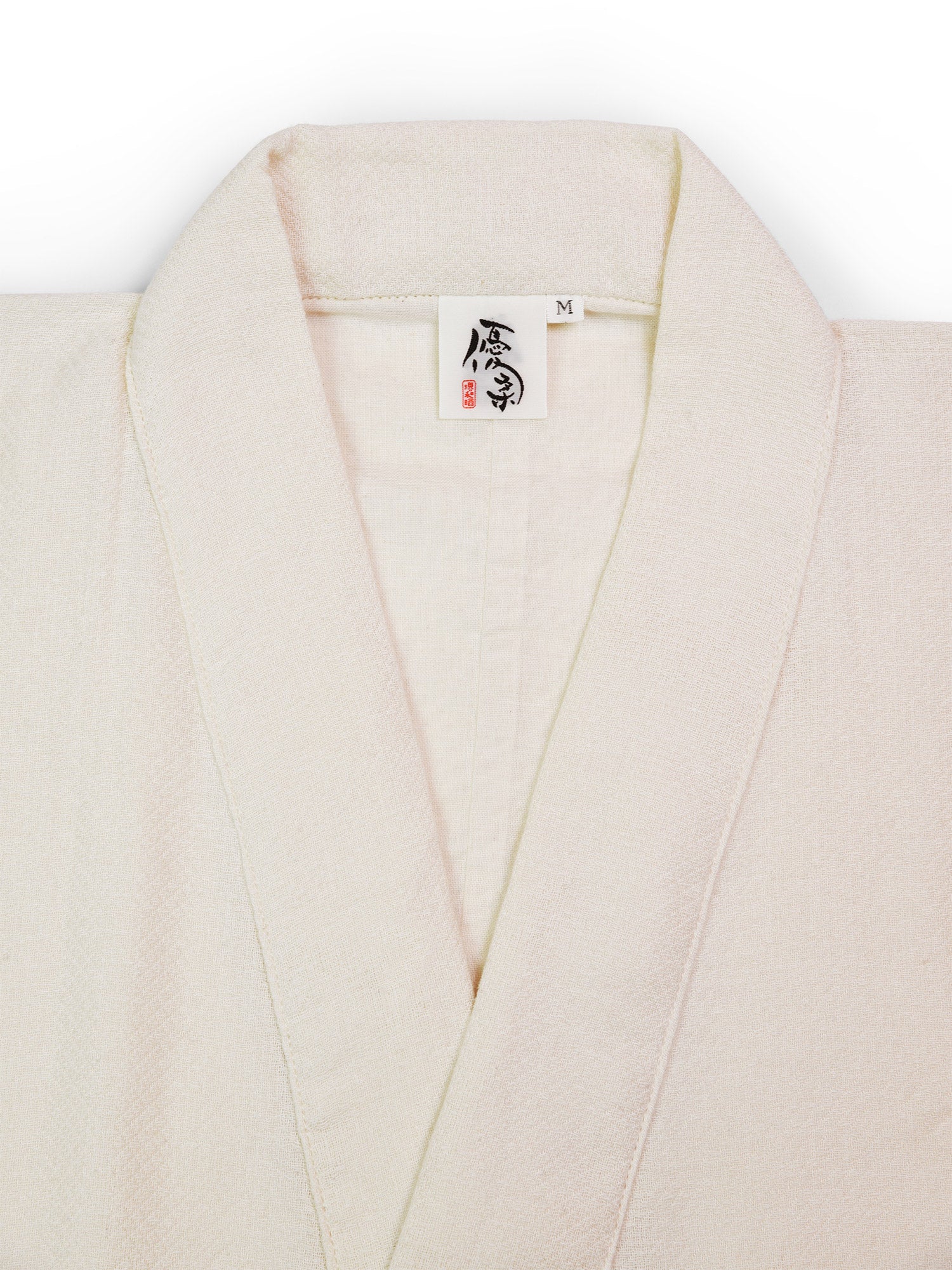 Unisex Samue Cotton Gauze Pajama Set in Ivory - Image 9