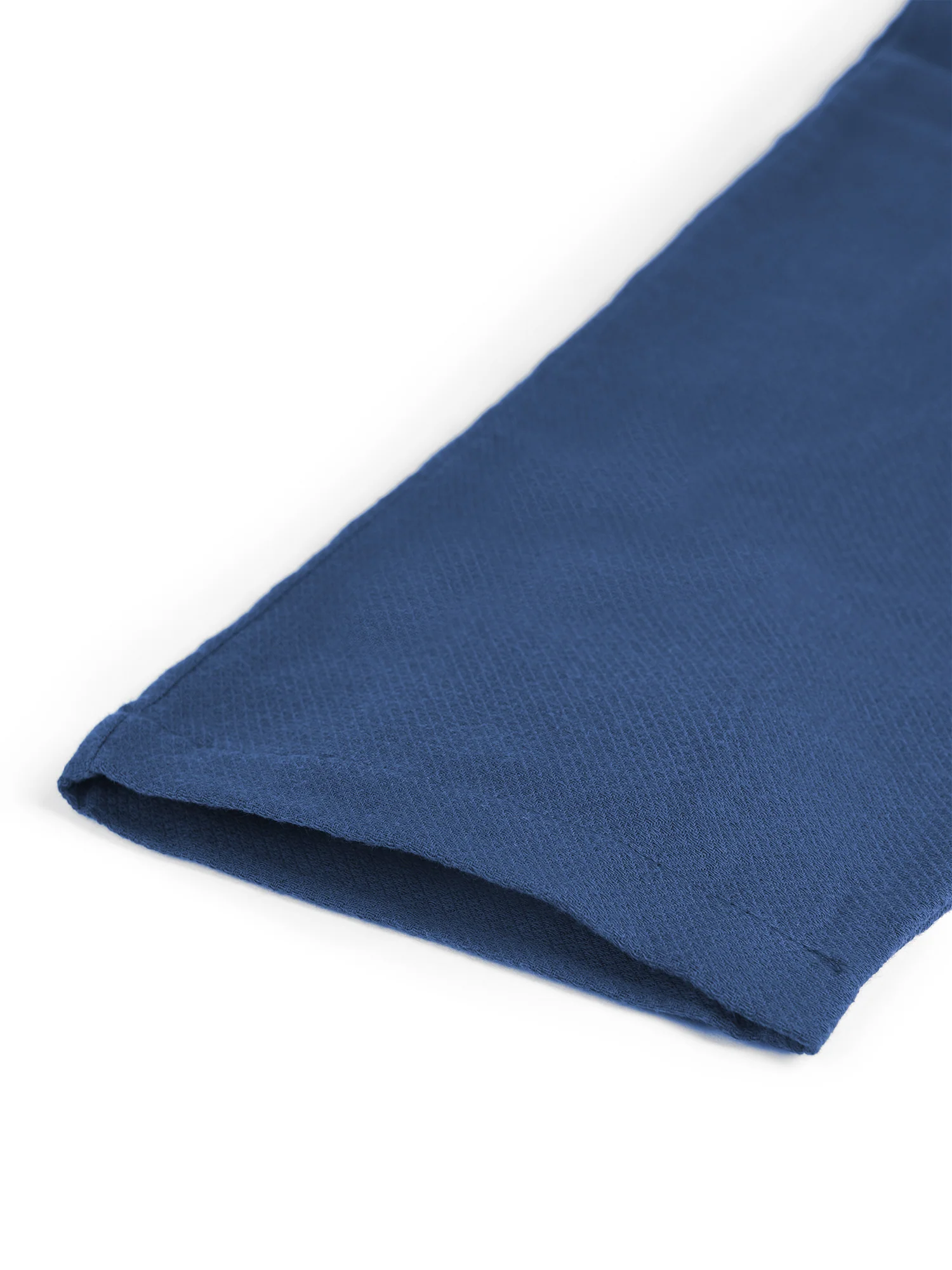 Unisex Samue Cotton Gauze Pajama Set in Indigo - Image 11