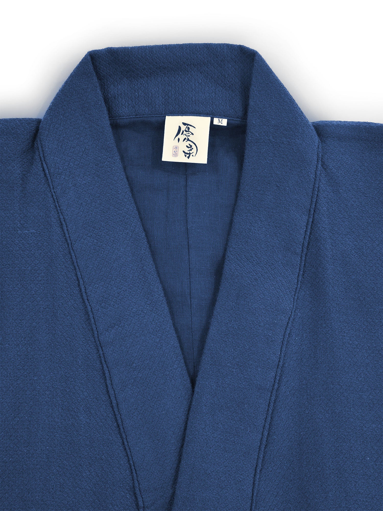 Unisex Samue Cotton Gauze Pajama Set in Indigo - Image 8