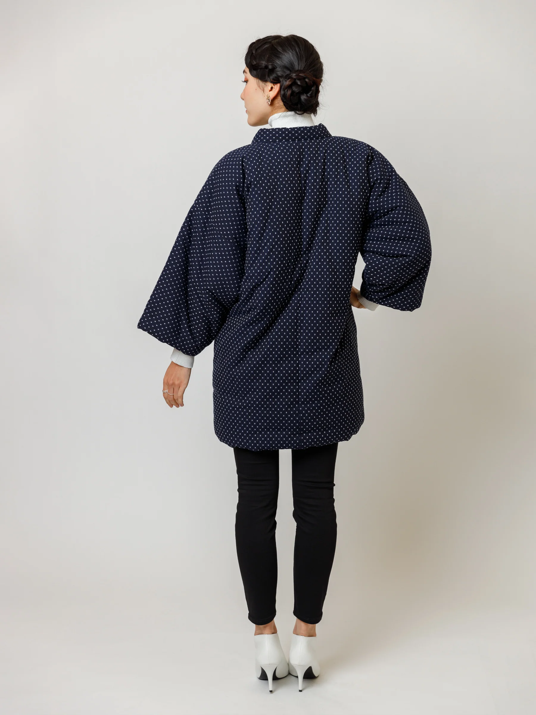 Sashiko Unisex Hanten Padded Jacket - Image 8