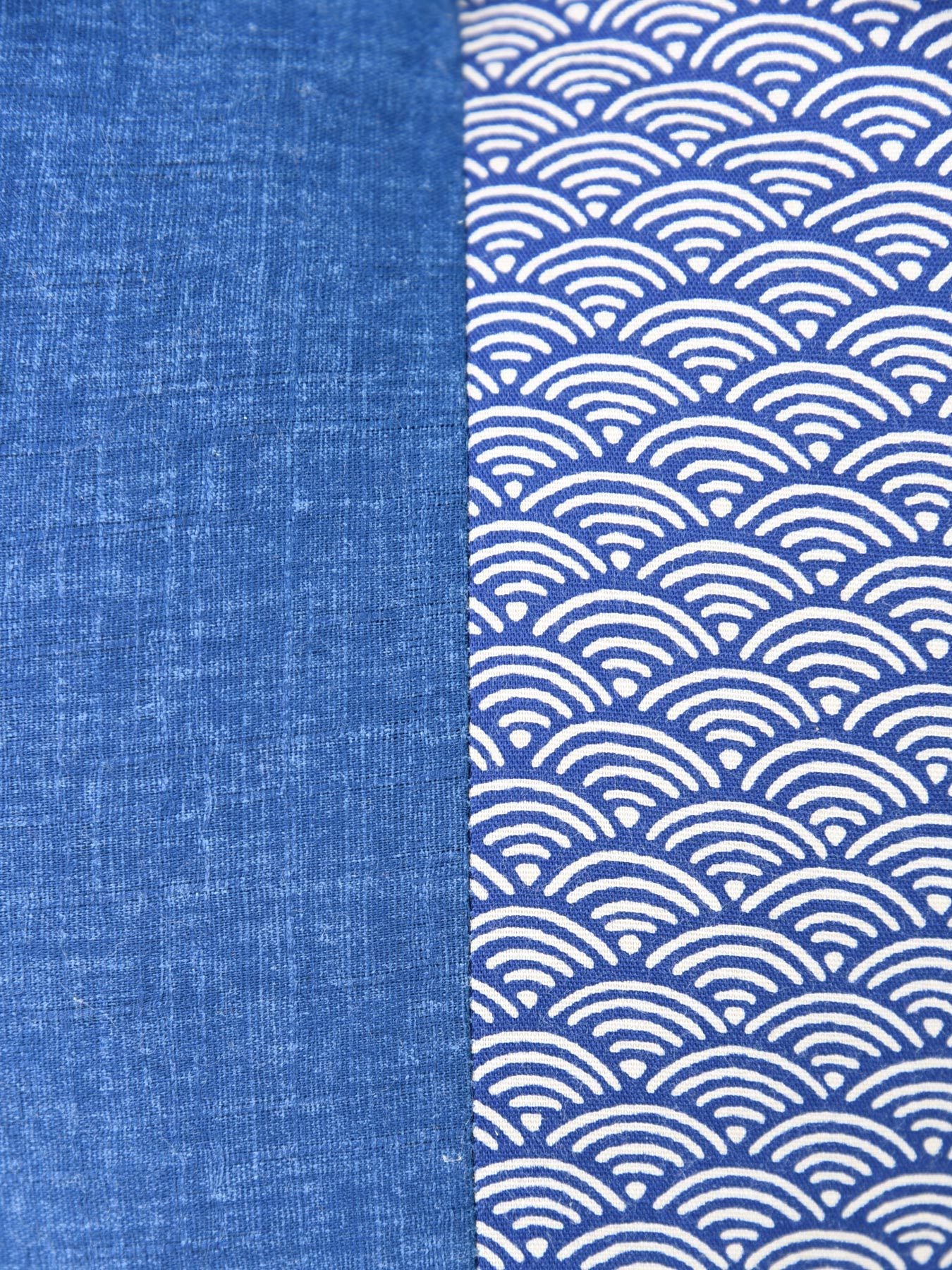 Seigaiha Blue Zafu Cushion - Image 6