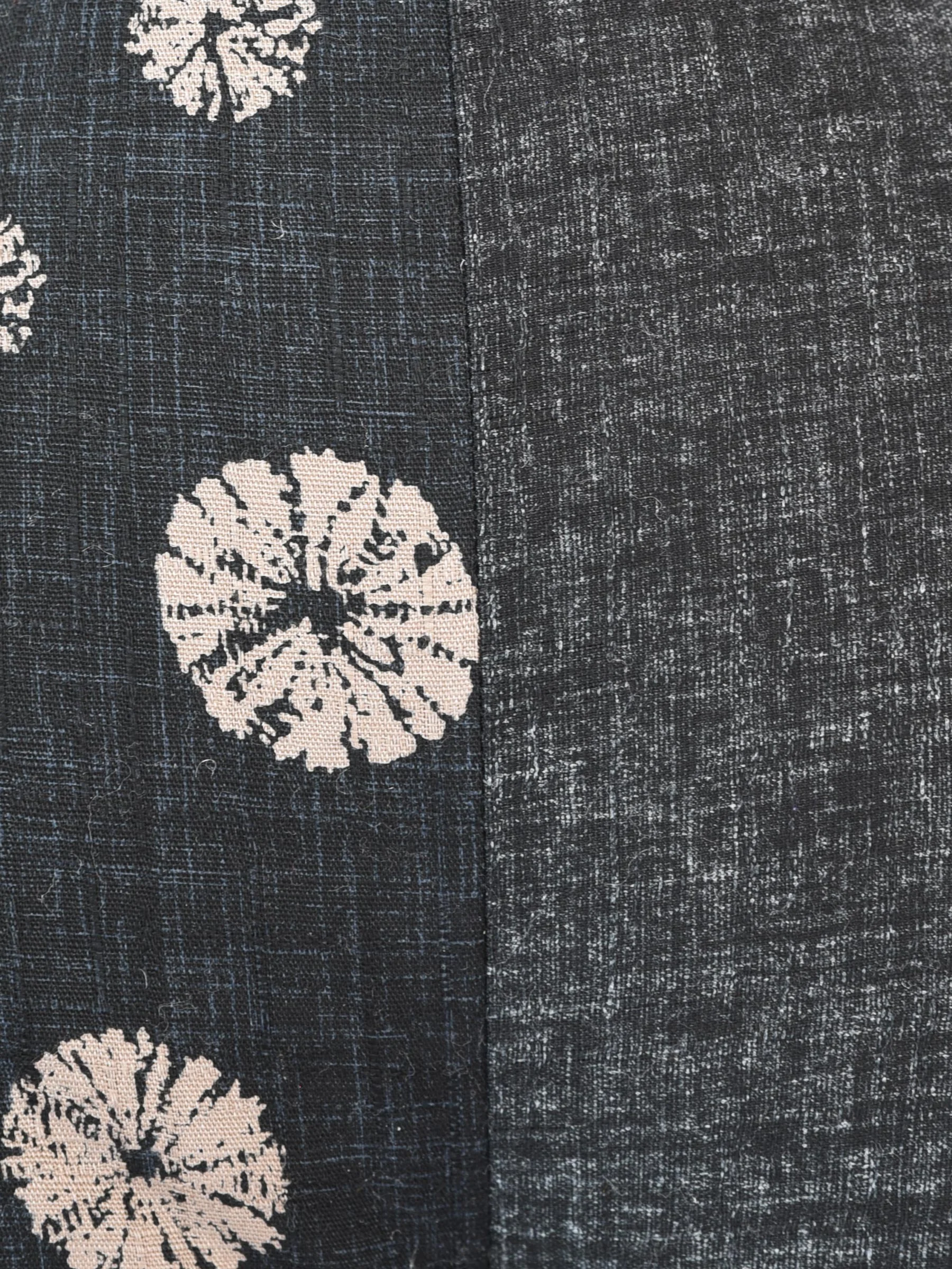 Shibori Black Zafu Cushion - Image 6