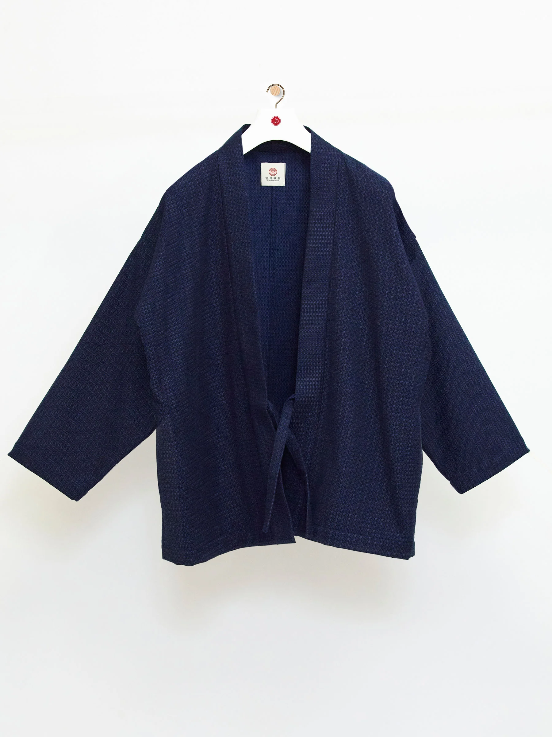 Shinkikko Indigo Haori Kimono Jacket - Image 8