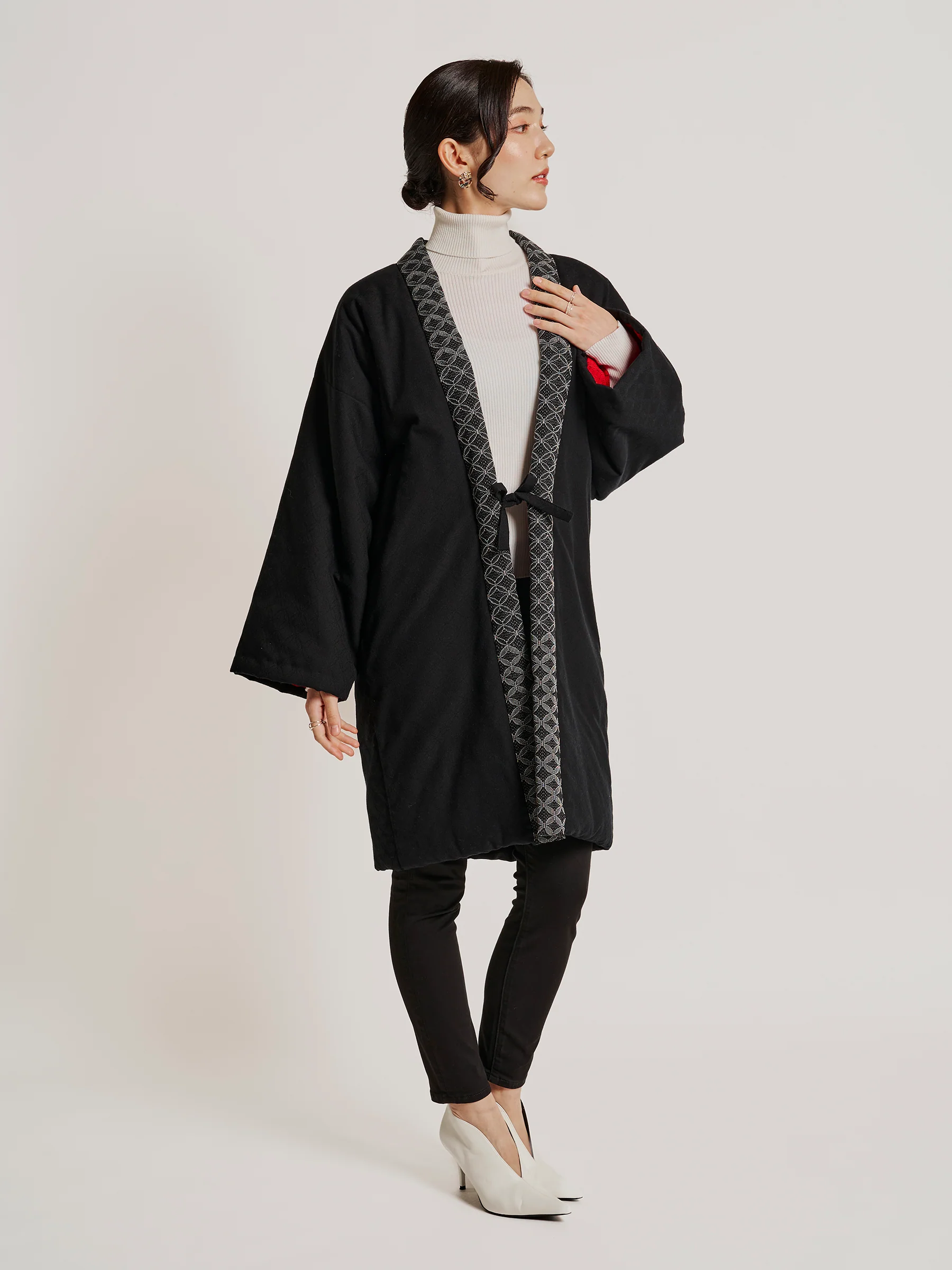 Unisex Kitsunebi Reversible Hanten Padded Jacket - Image 3