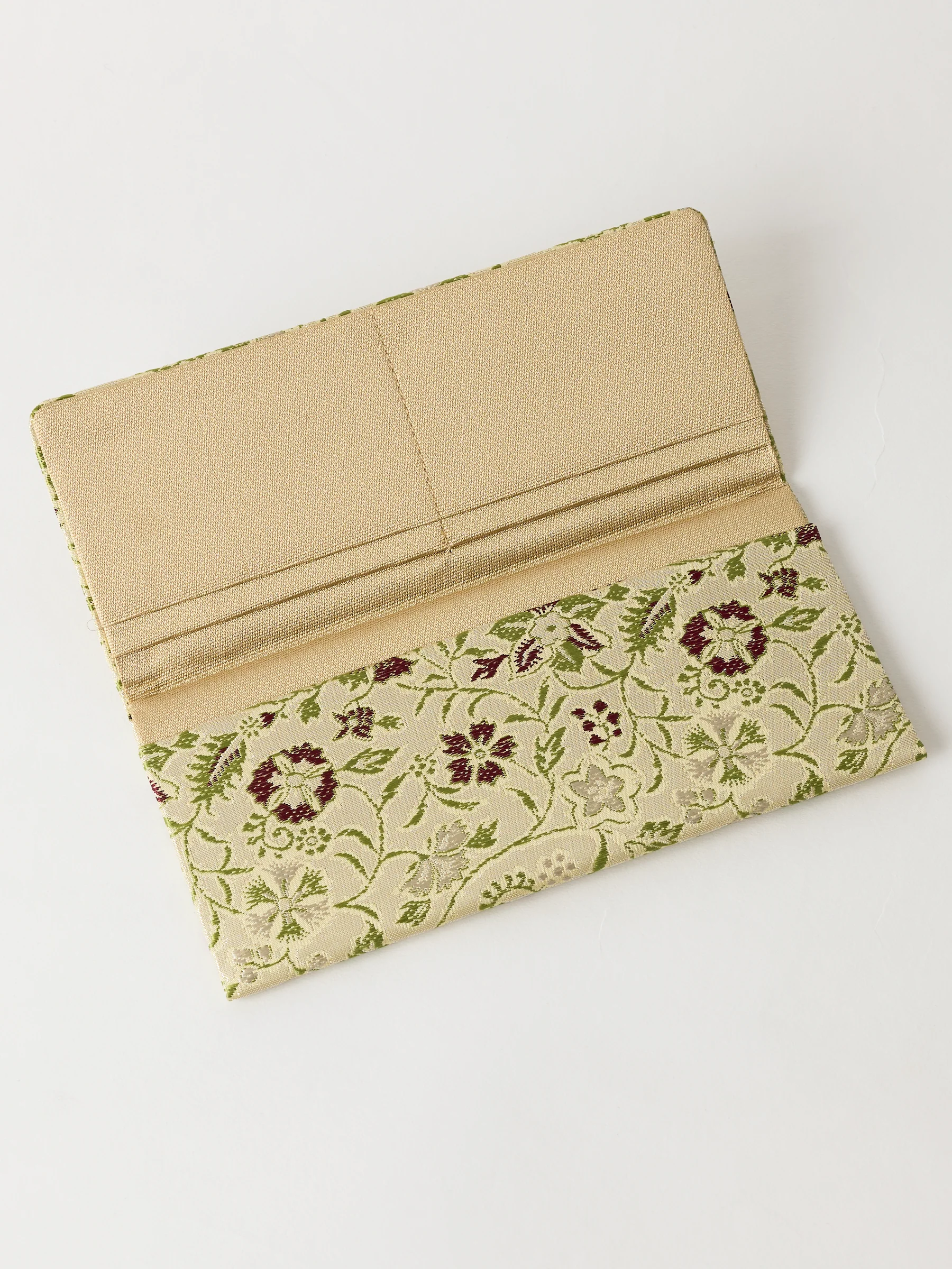 Silver Bundai Silk Brocade Wallet - Image 3