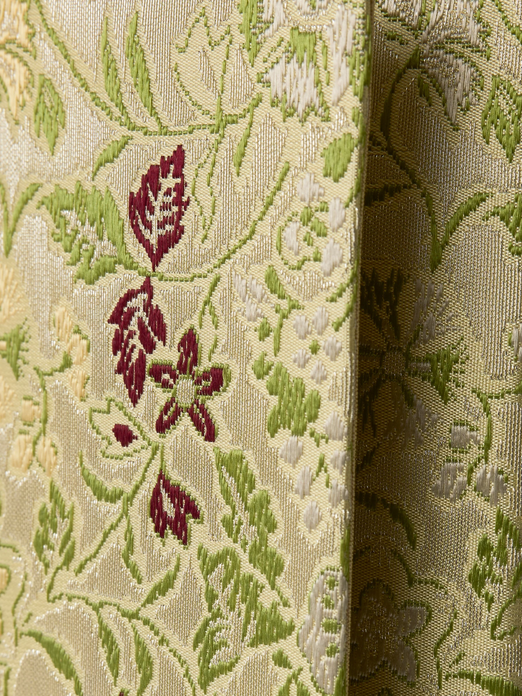 Silver Bundai Silk Brocade Wallet - Image 5