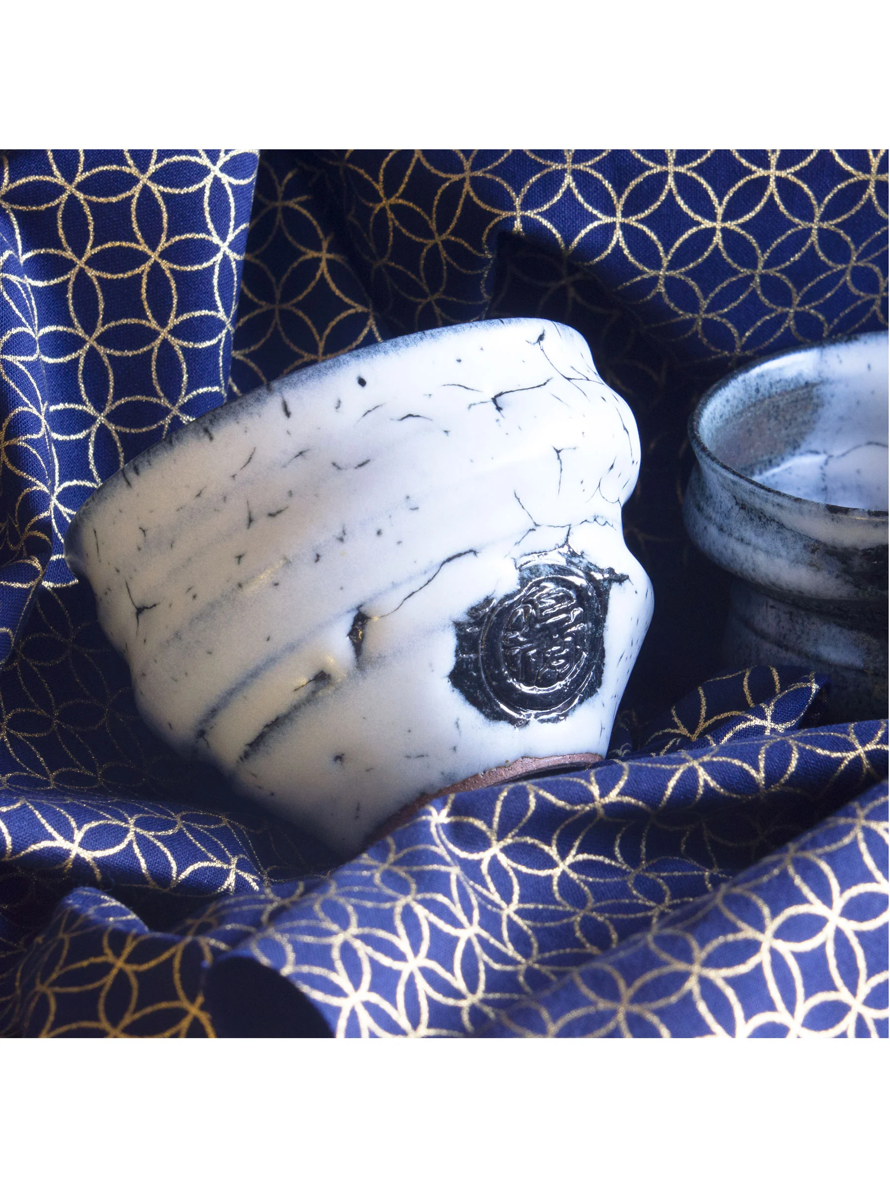 Sou White Kyoto Ware Teacup Set by Ninshu (7fl.oz/200ml) - Image 11