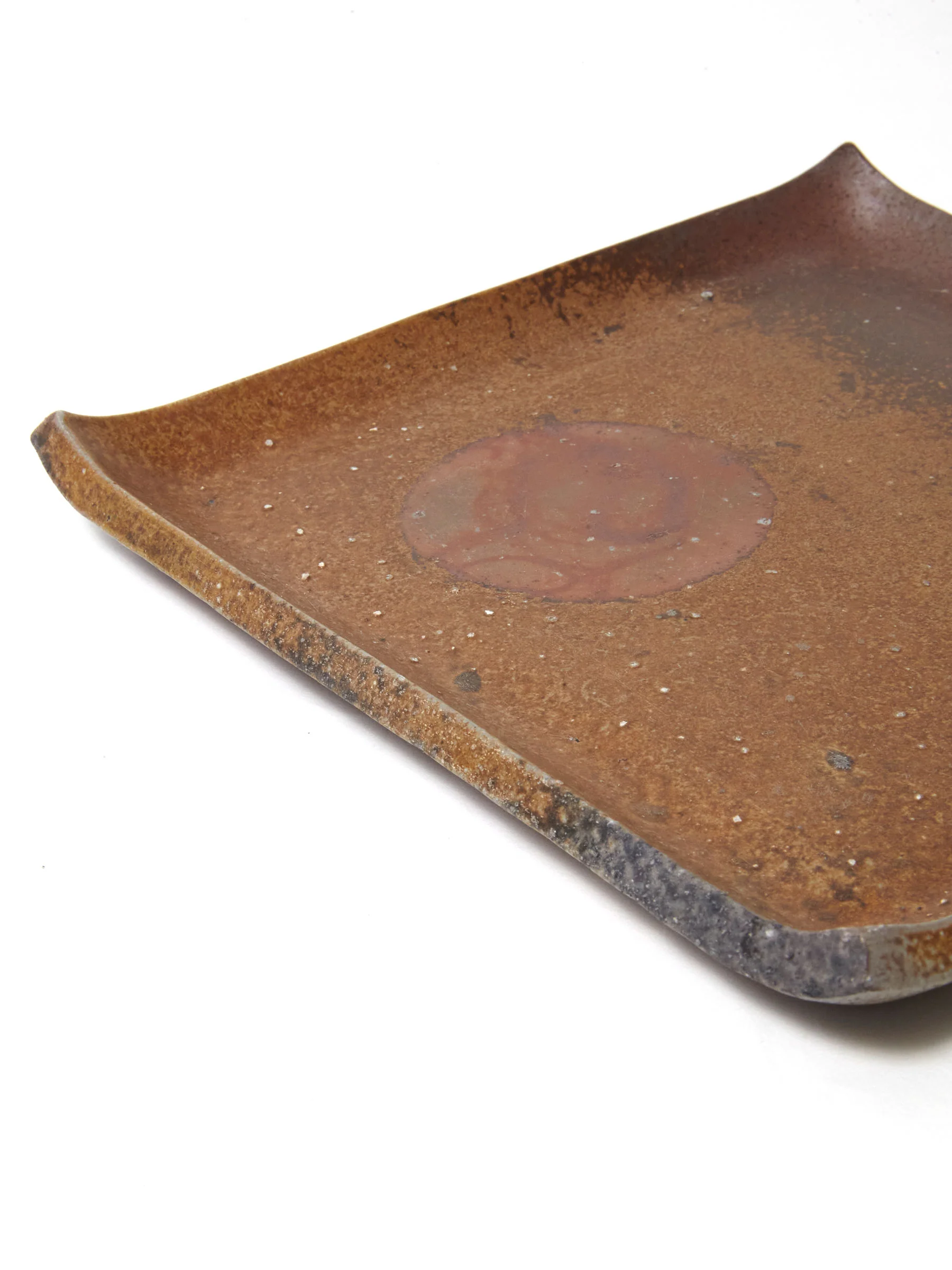Square Bizen Ware Sushi Plate by Hozan (8½”/22cm) - Image 4