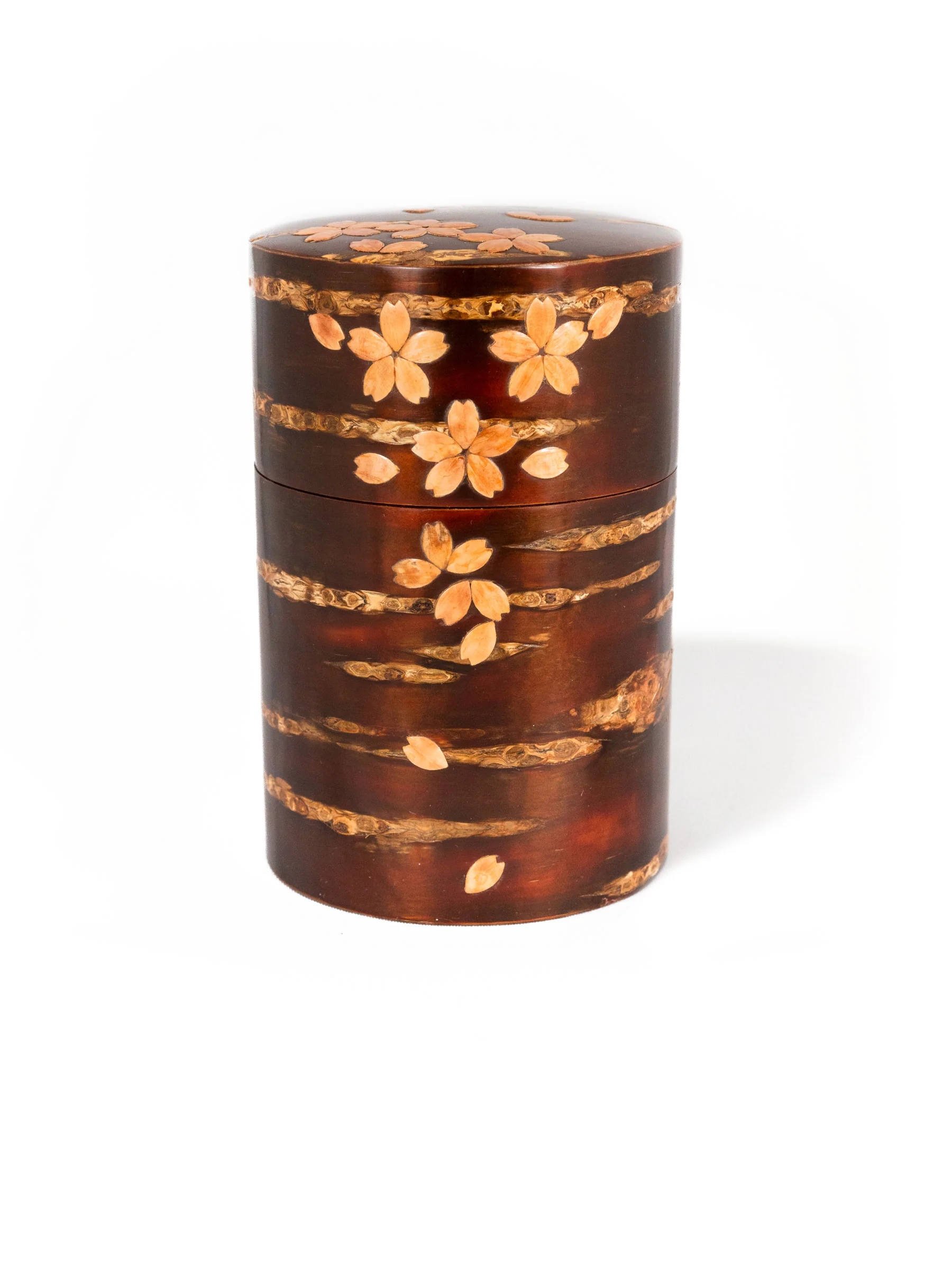 Tall Sakura Cherry Bark Tea Caddy by Denshiro (3oz/80g)