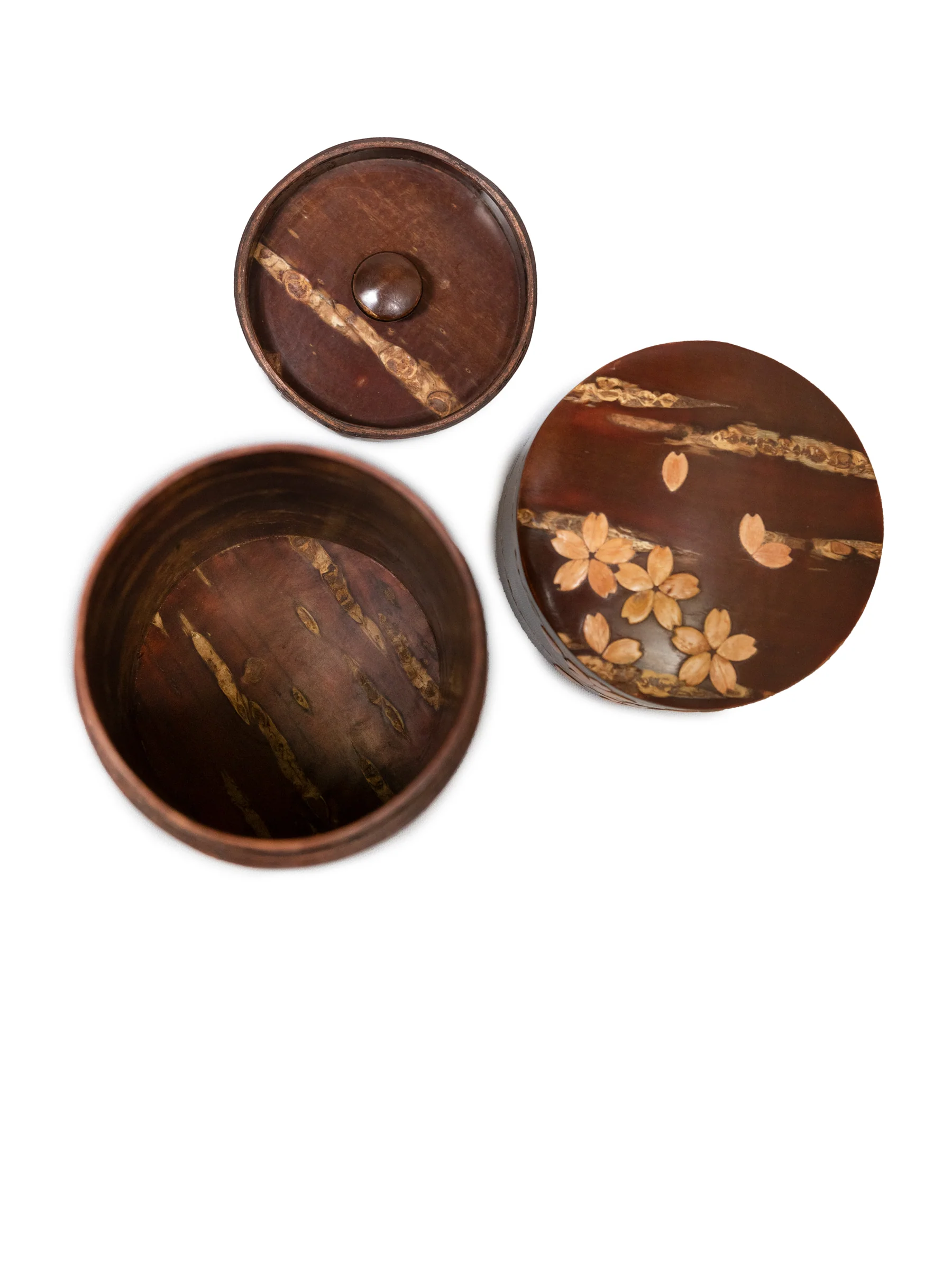 Tall Sakura Cherry Bark Tea Caddy by Denshiro (3oz/80g) - Image 5