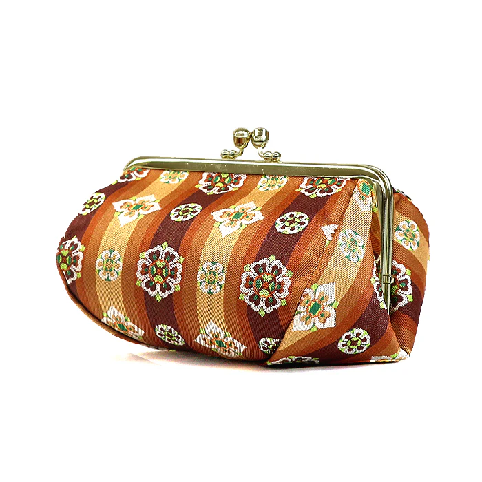 Tempyo Silk Brocade Travel Makeup Bag - Image 3