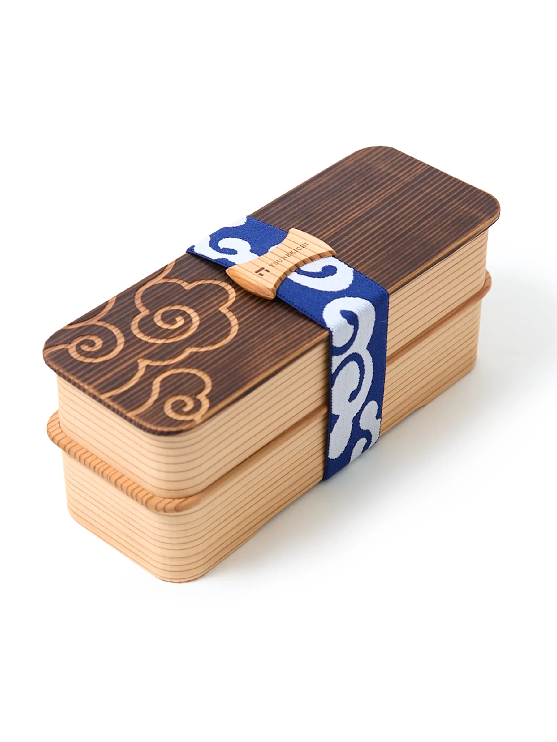 Two-Tier Japanese Cedar Bento Box (27fl.oz/800ml) - Image 11