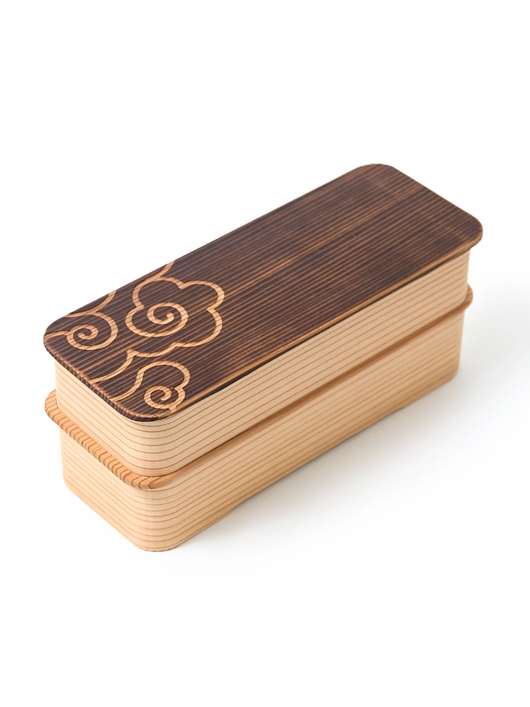 Two-Tier Japanese Cedar Bento Box (27fl.oz/800ml) - Image 13