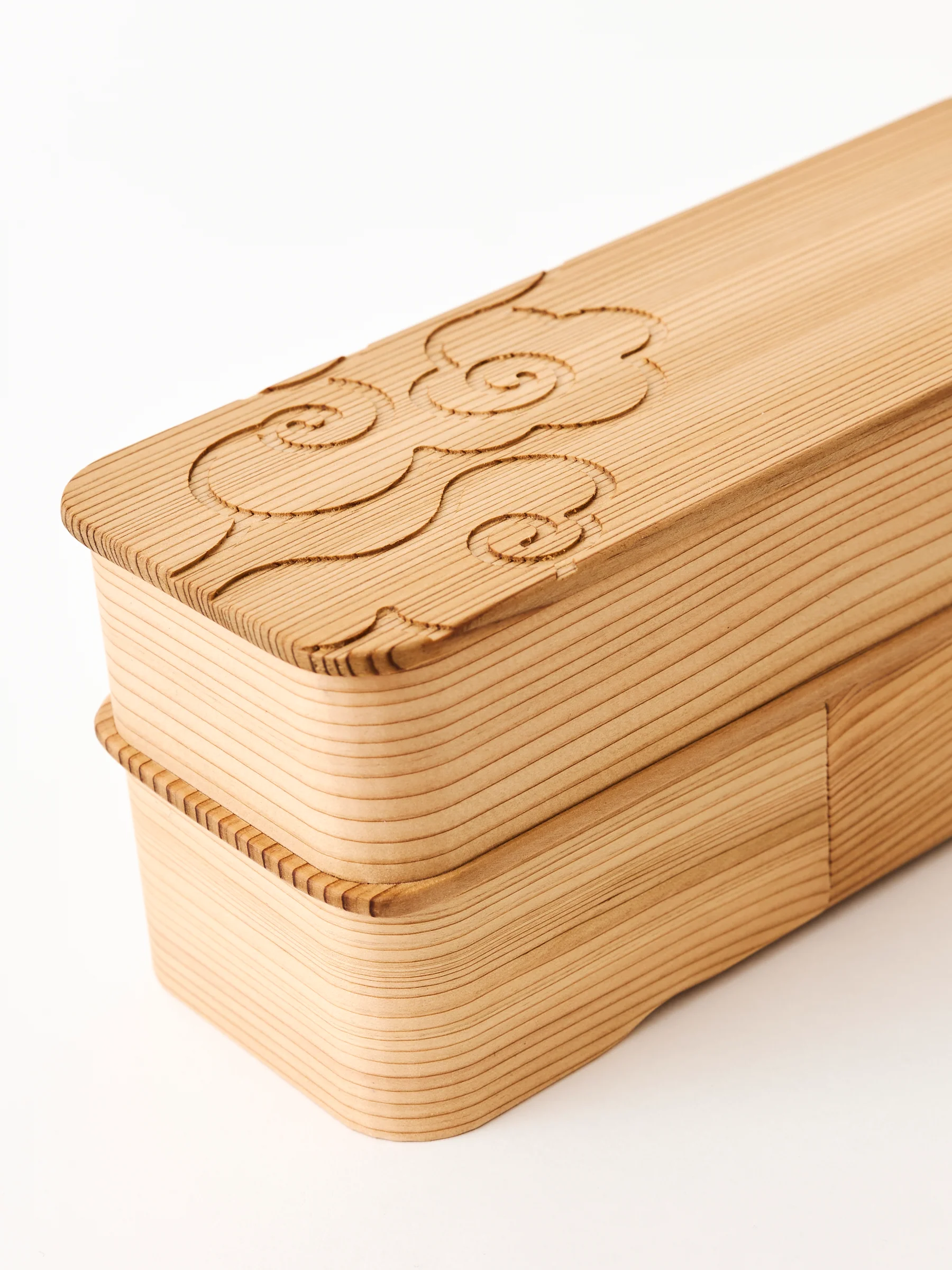 Two-Tier Japanese Cedar Bento Box (27fl.oz/800ml) - Image 8