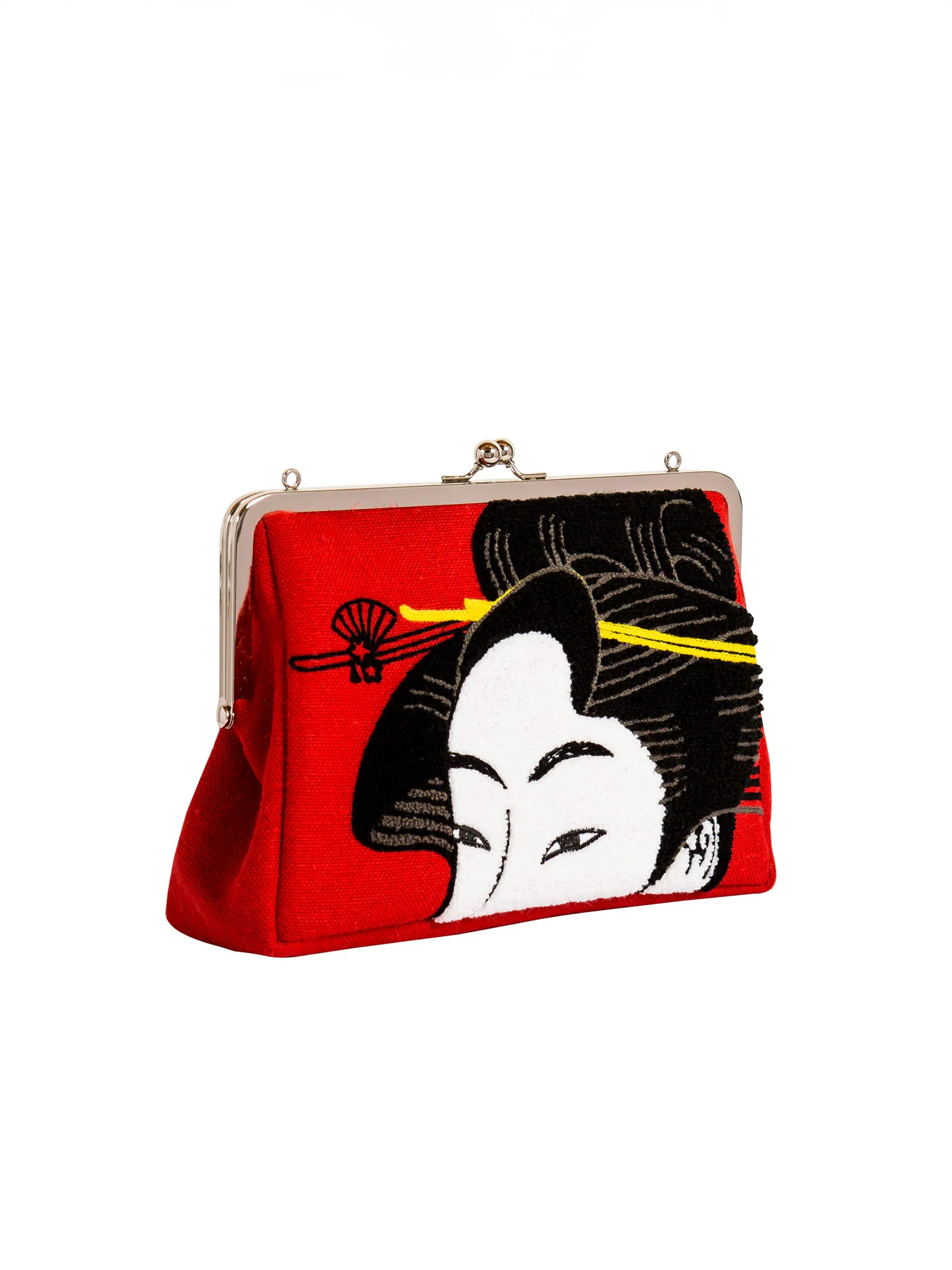 Utamaro Embroidered Clutch - KYO-TO-TO - Image 6
