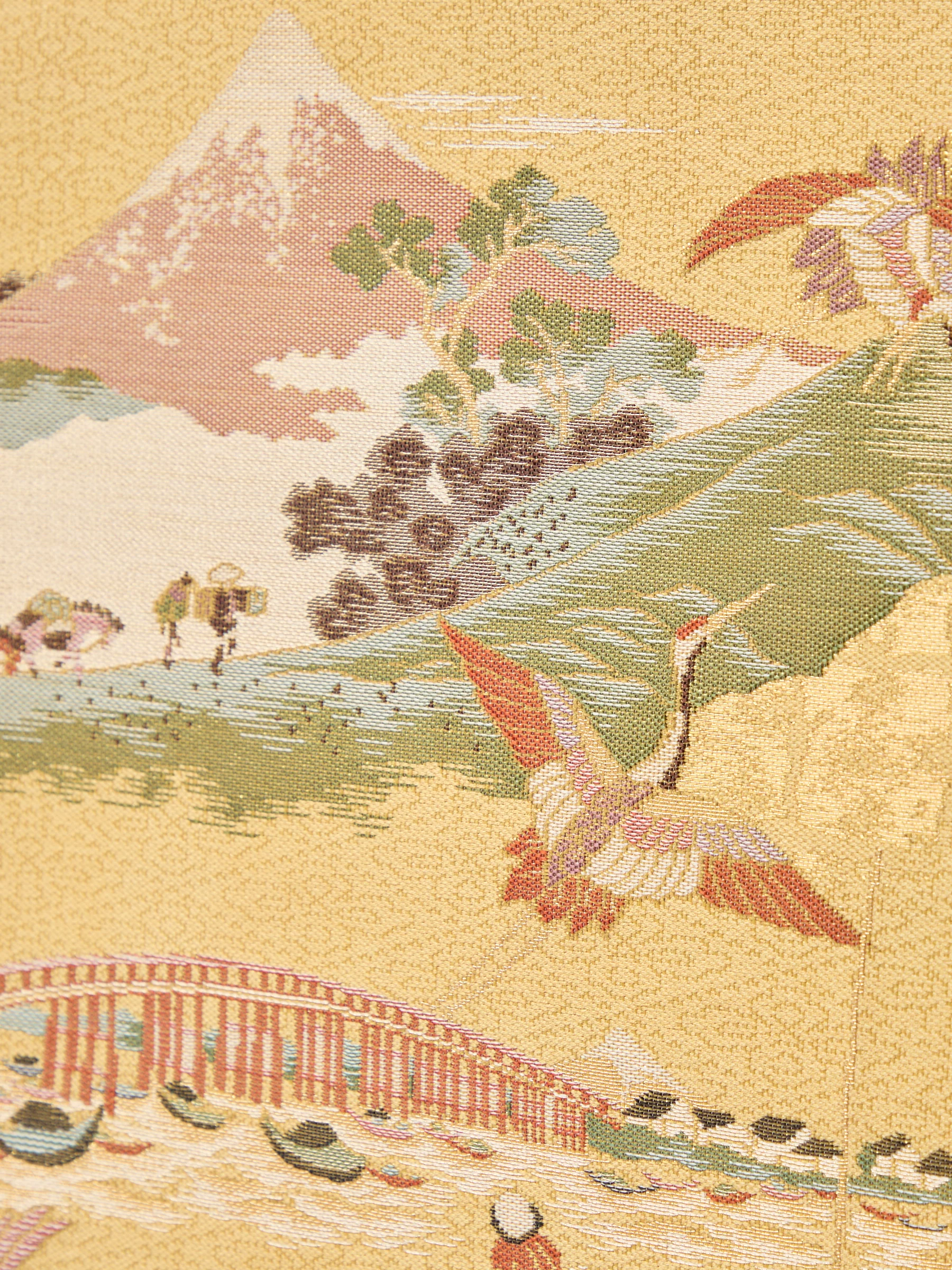 Vintage Kawa Women's Silk Obi Belt - Image 3