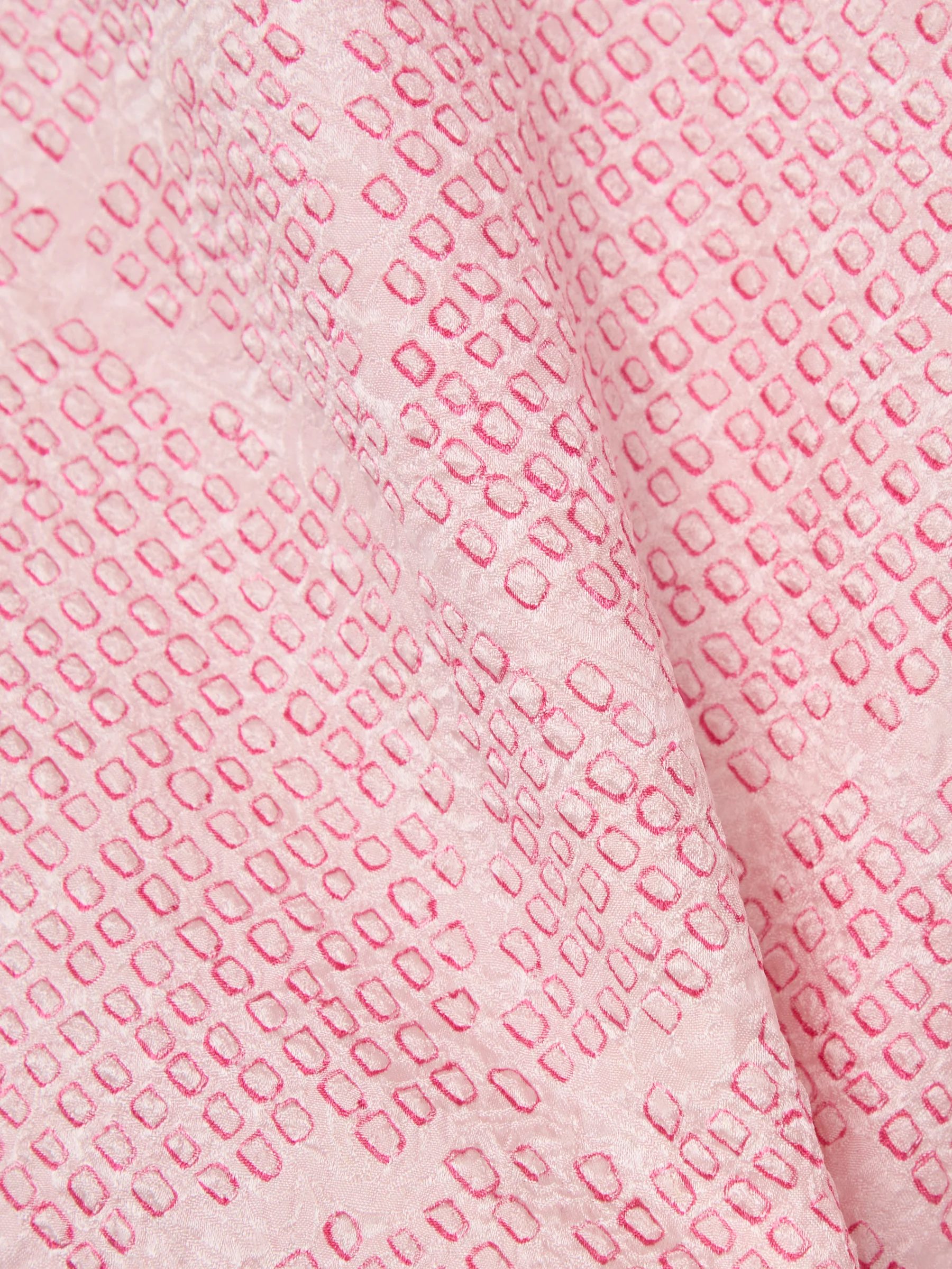 Vintage Pink Shibori Women's Dochugi Jacket - Image 3