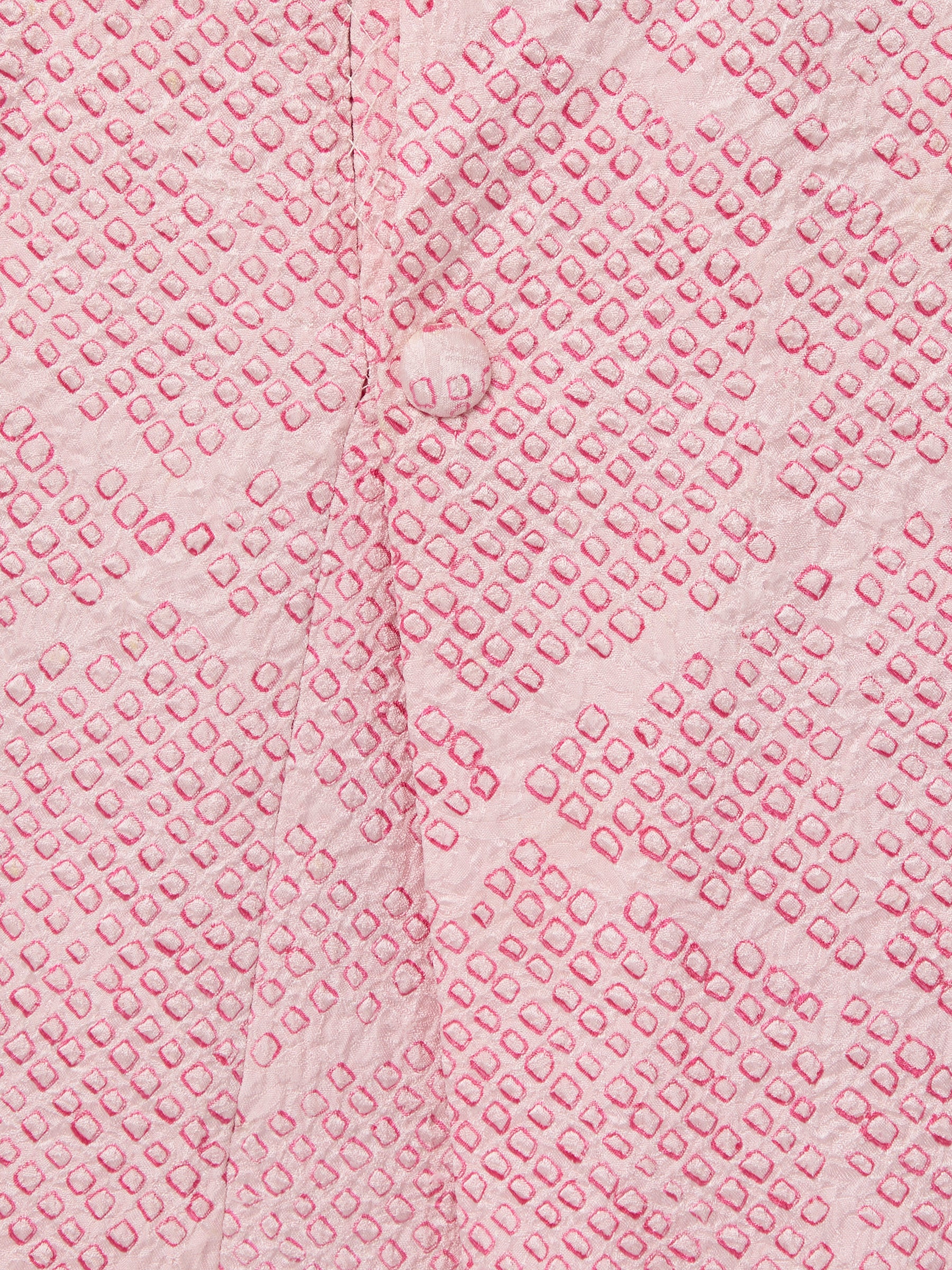 Vintage Pink Shibori Women's Dochugi Jacket - Image 4