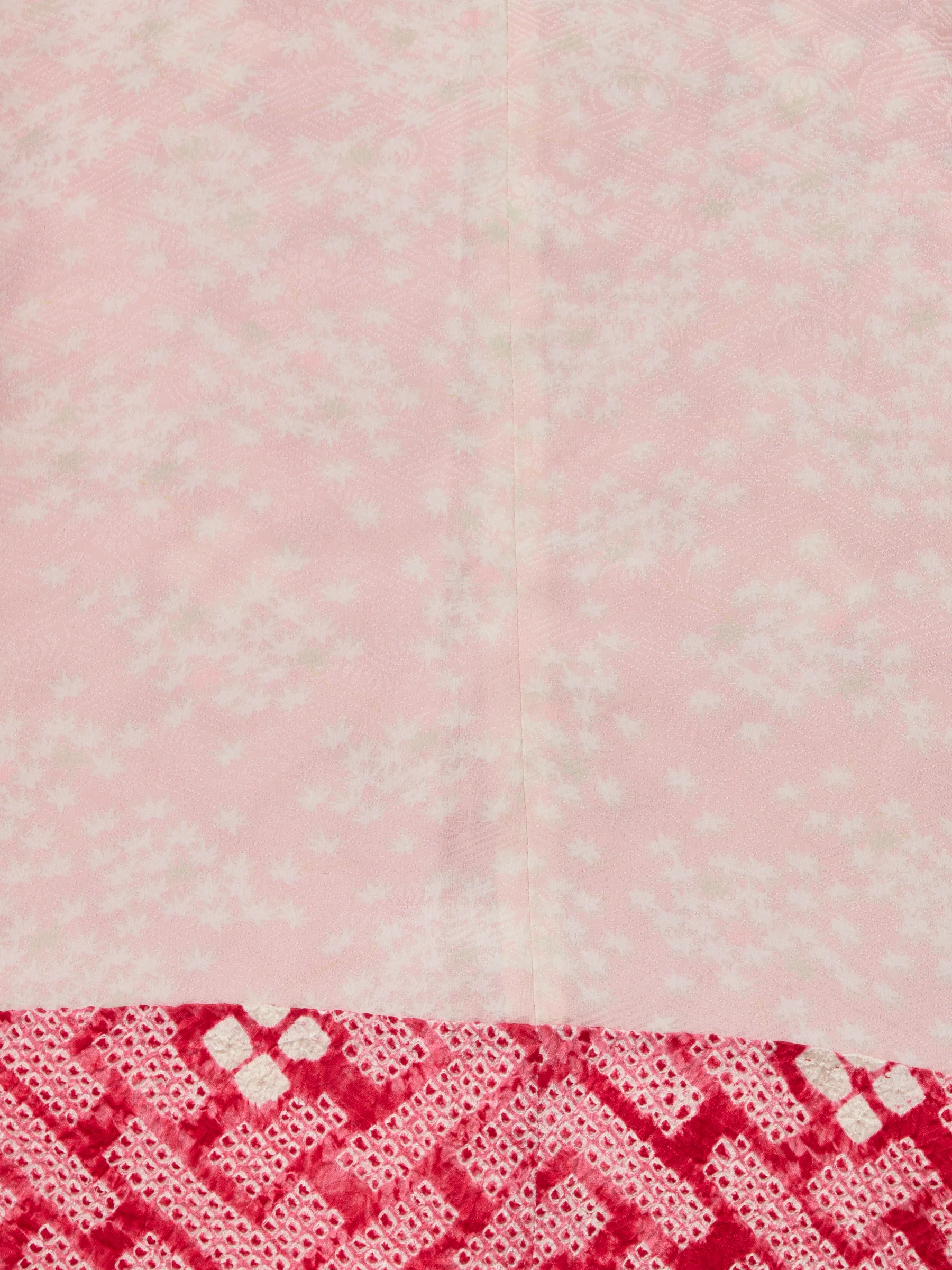 Vintage Red Shibori Women's Haori Jacket - Image 6