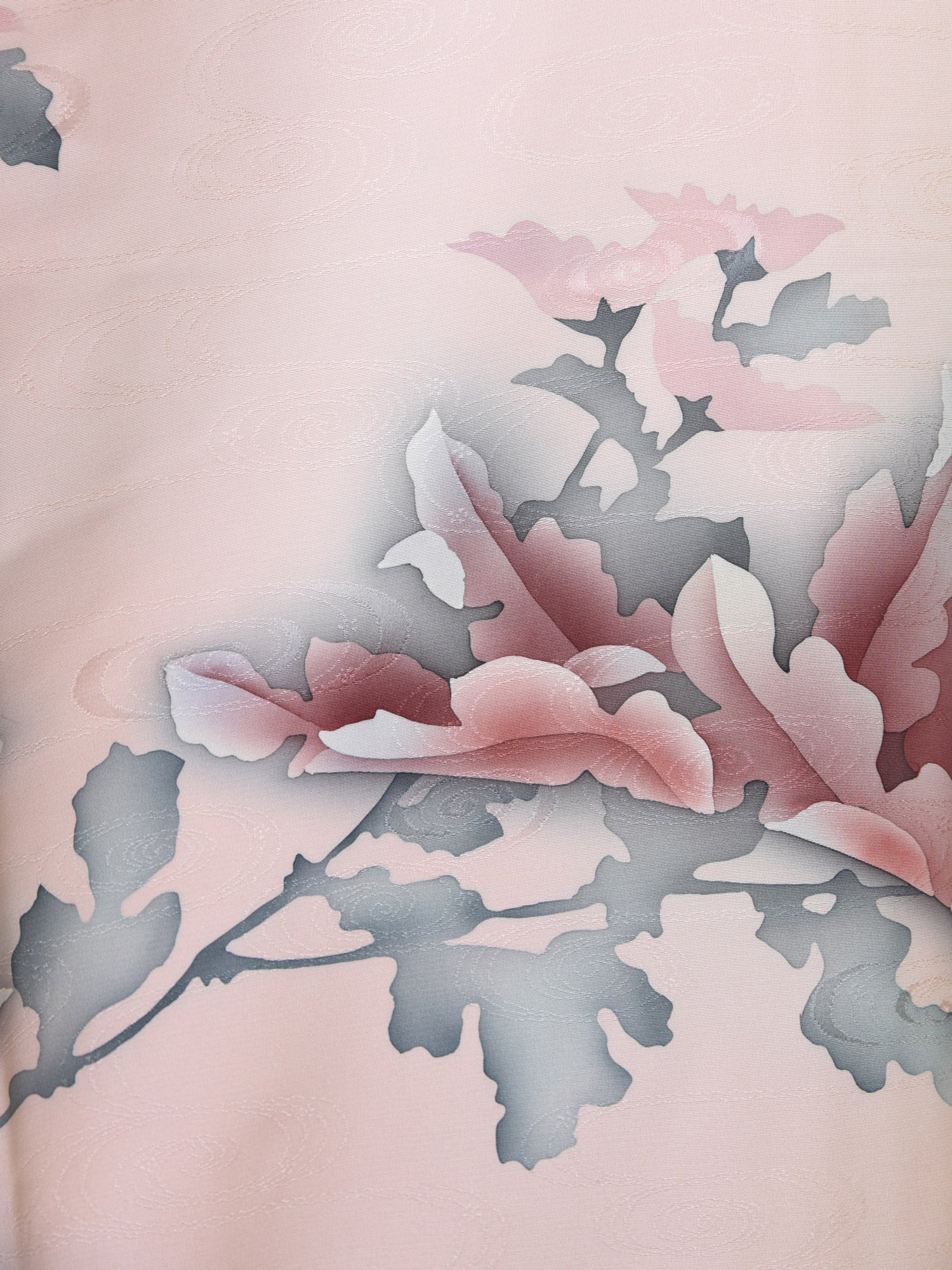 Vintage Silk Botan Japanese Kimono - Image 4