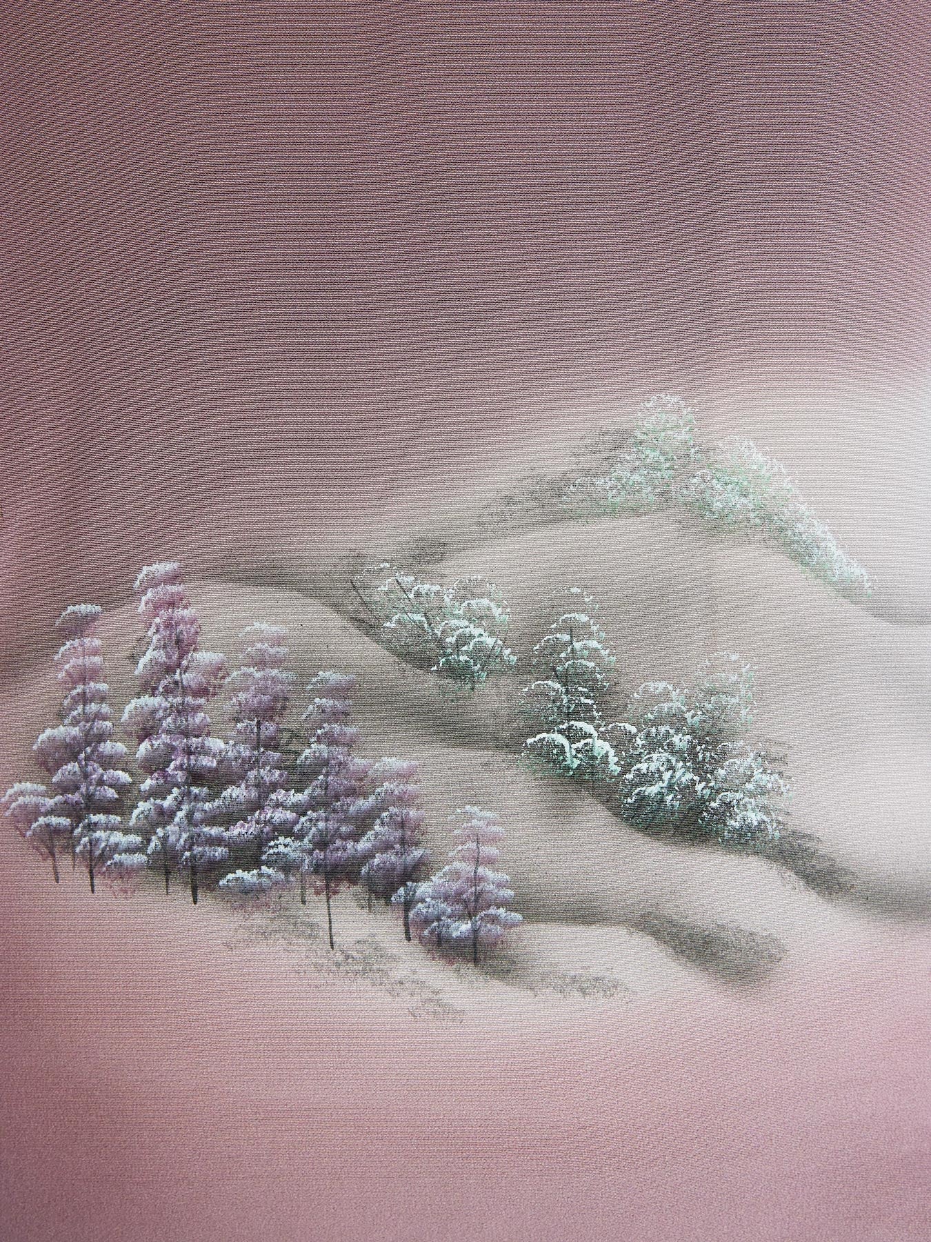 Vintage Silk Forest Kimono - Image 7