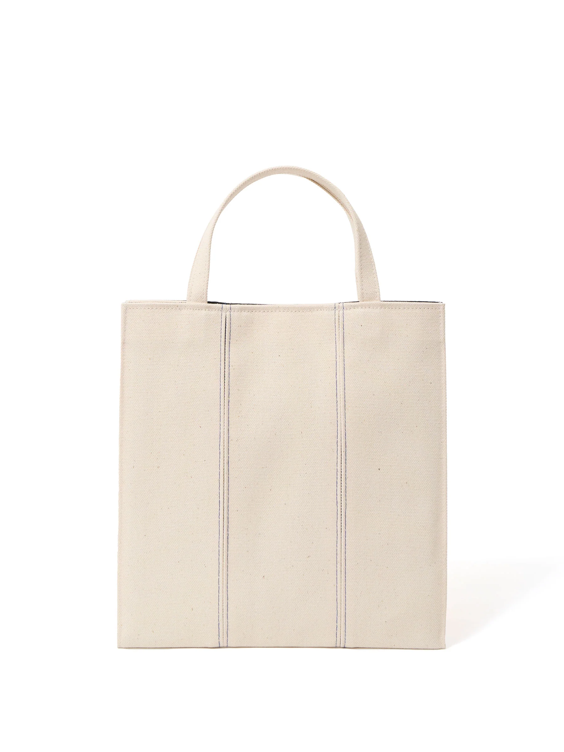White Ougi Cotton-Canvas Mini Tote - Image 3