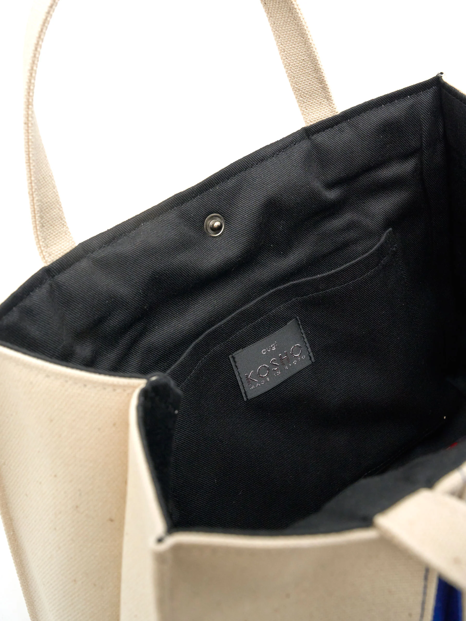 White Ougi Cotton-Canvas Mini Tote - Image 6