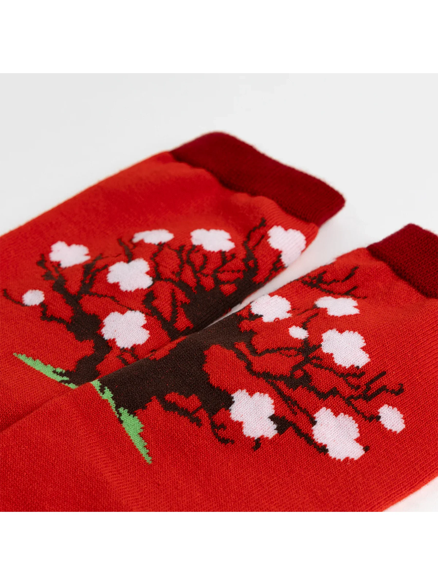 White Plum Blossom Tabi Socks - Image 4