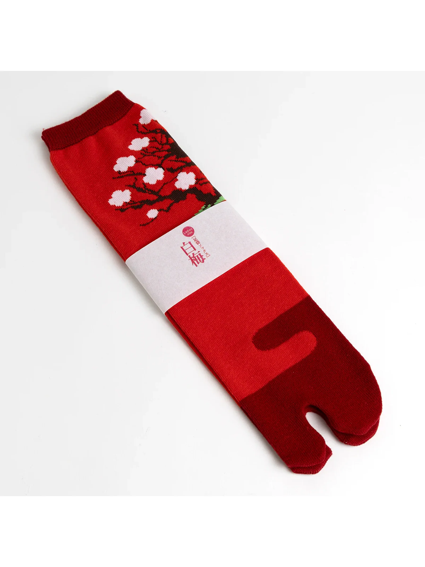 White Plum Blossom Tabi Socks - Image 6