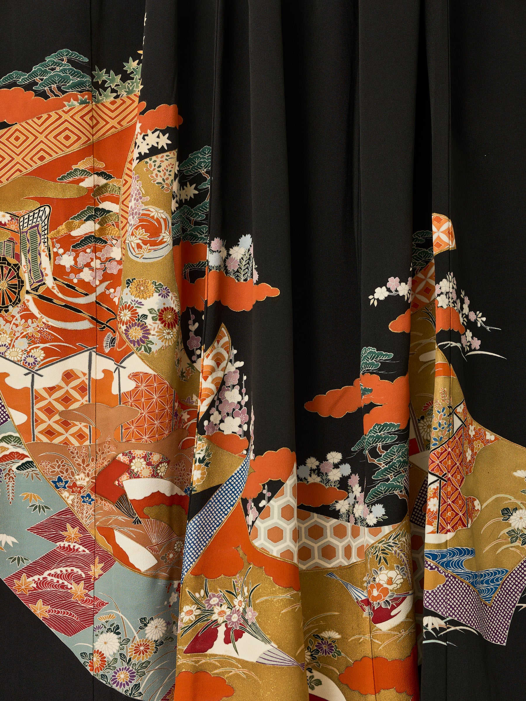 Women's Vintage Koen Silk Japanese Kimono - Image 6