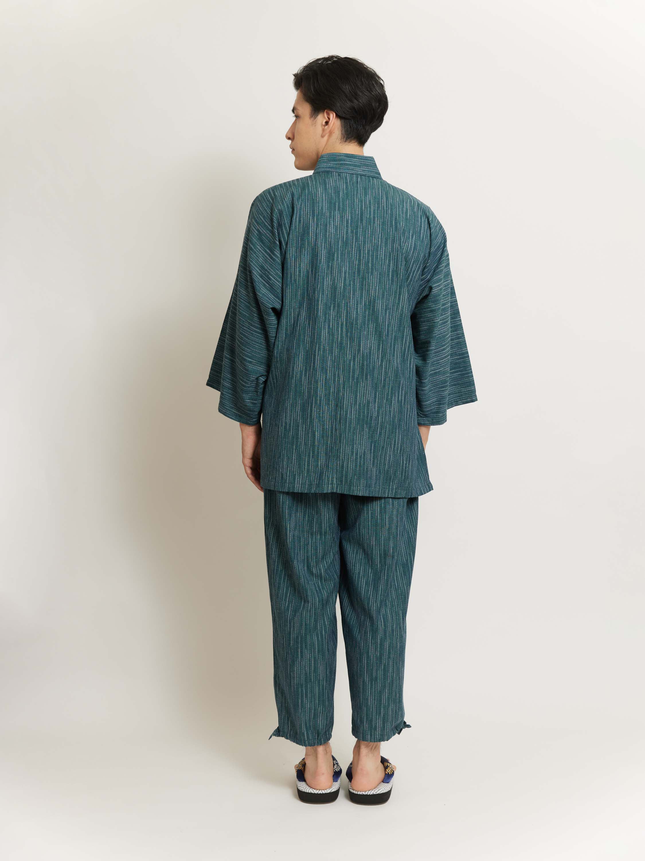 Yanagi Green Samue Jacket and Lounge Pants - Image 4