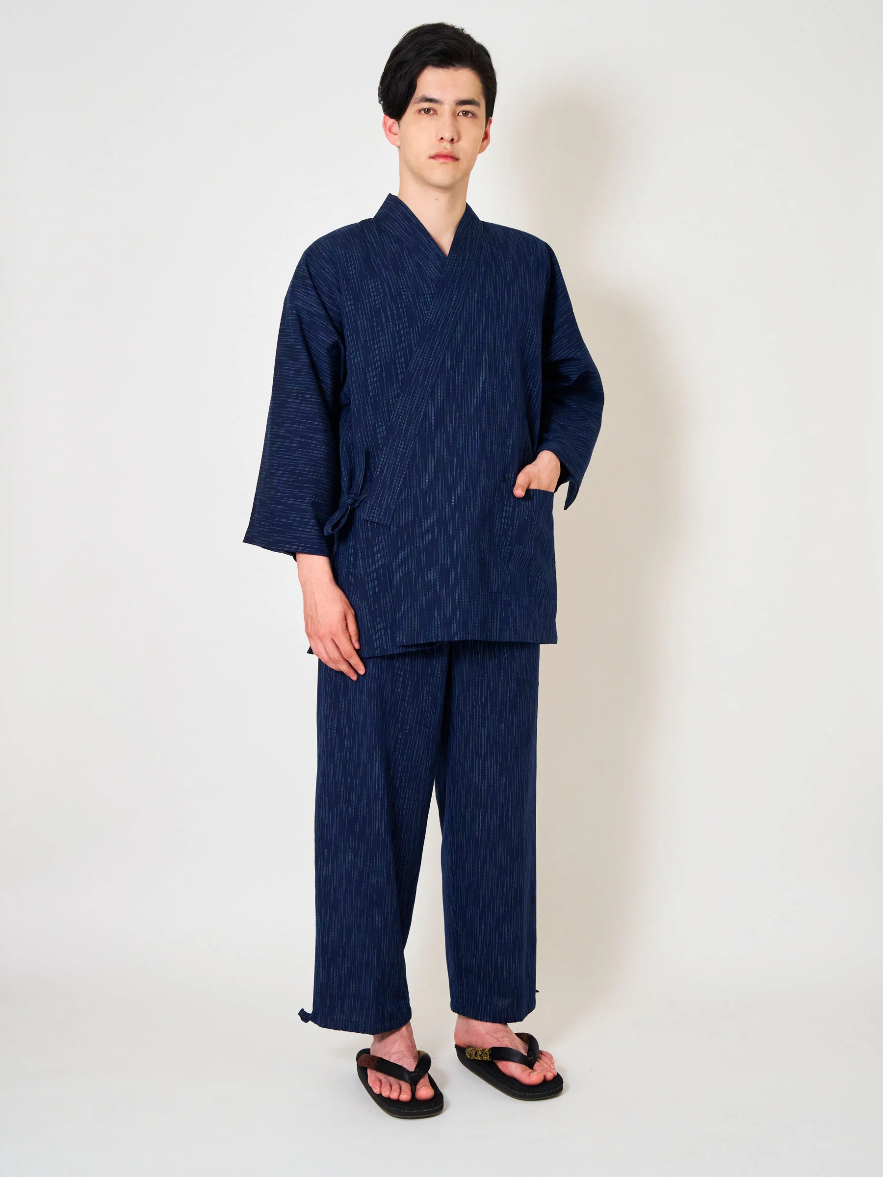Yanagi Indigo Samue Jacket and Lounge Pants