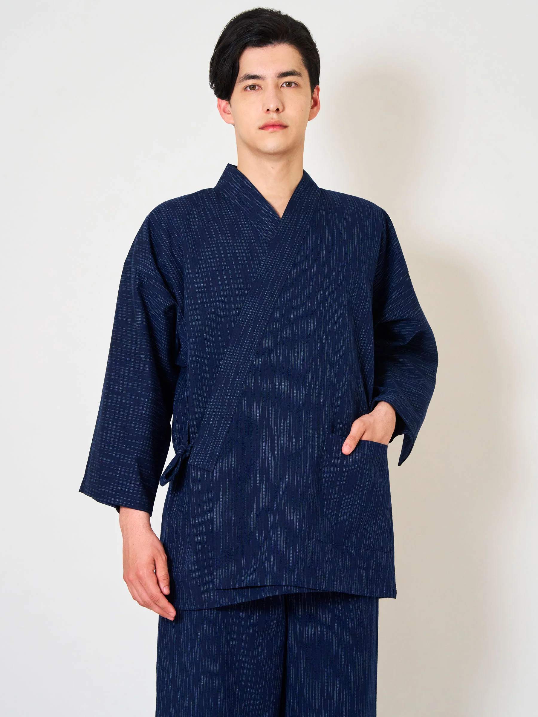 Yanagi Indigo Samue Jacket and Lounge Pants - Image 2