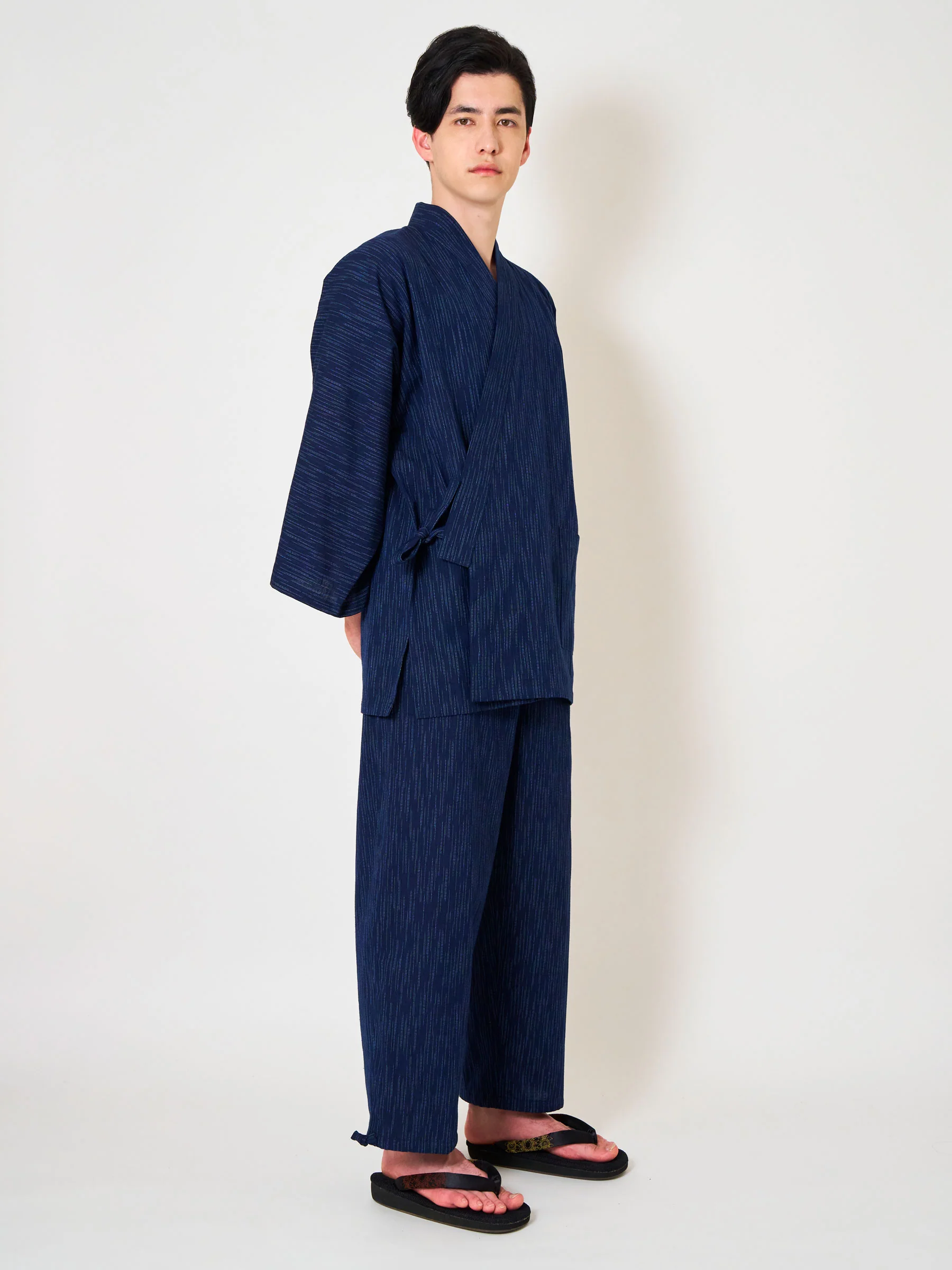 Yanagi Indigo Samue Jacket and Lounge Pants - Image 3