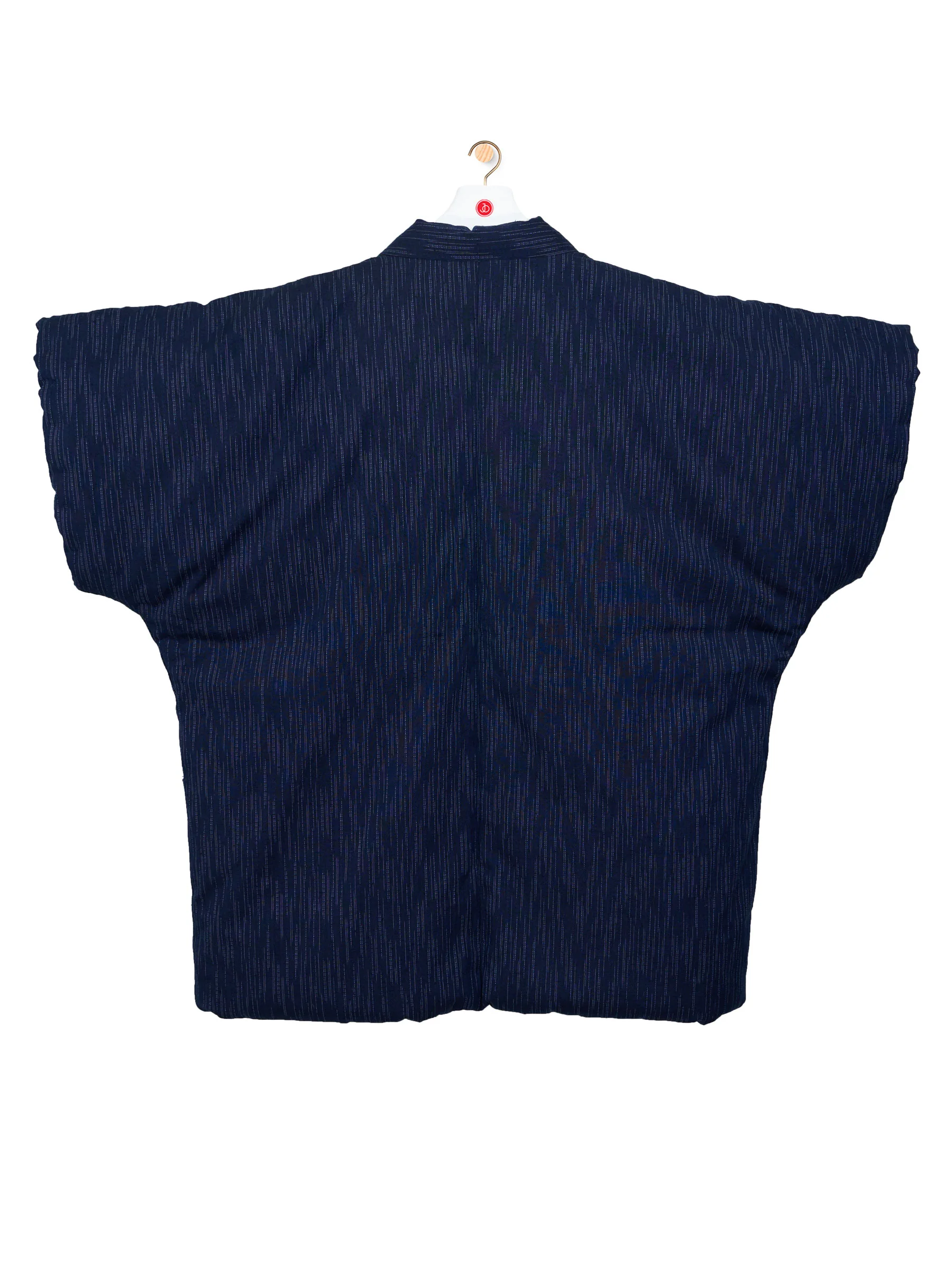 Yanagi Indigo Short-Sleeve Hanten Padded Jacket - Image 6