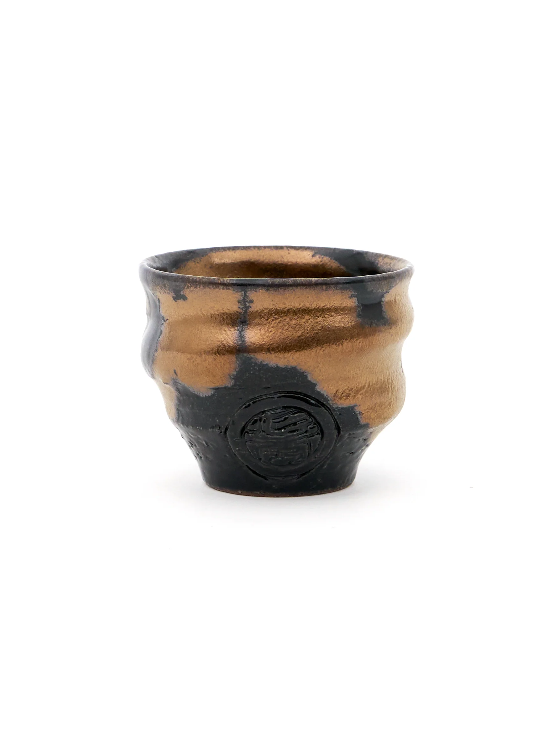 Zen Gold Kyoto Ware Ochoko Sake Cup by Ninshu (2fl.oz/60ml) - Image 3
