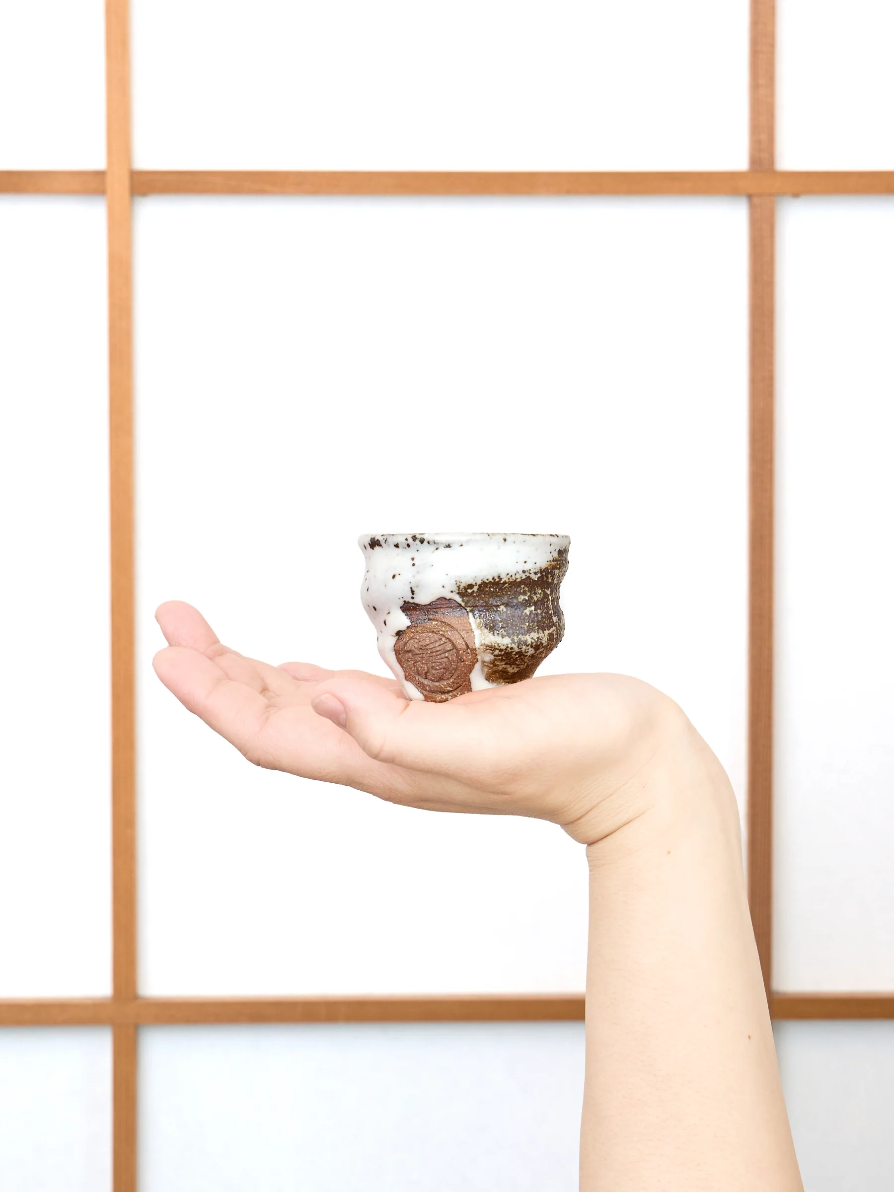 Zui White Kyoto Ware Ochoko Sake Cup by Ninshu (2fl.oz/60ml) - Image 7
